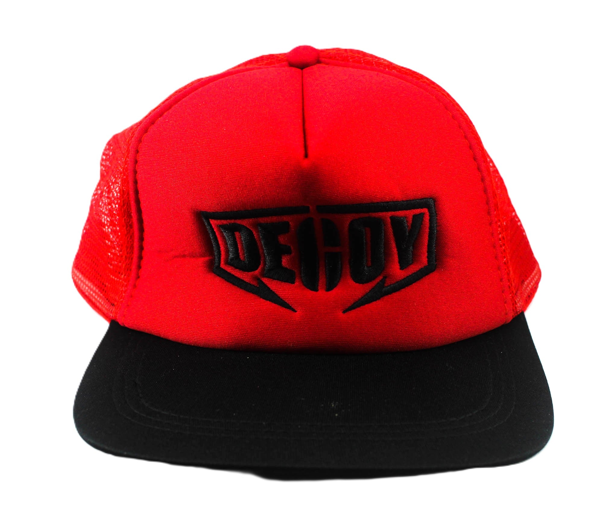 Decoy DA-17 Cap Flat Mesh Red Black (0829)