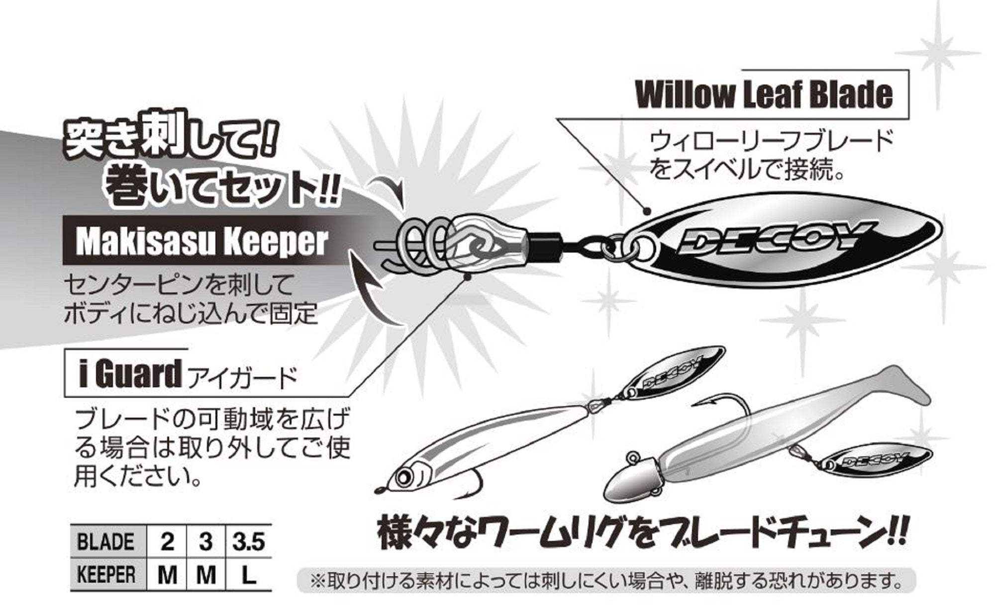 Decoy BL-21S Install Blade WL Size 2 (1025)
