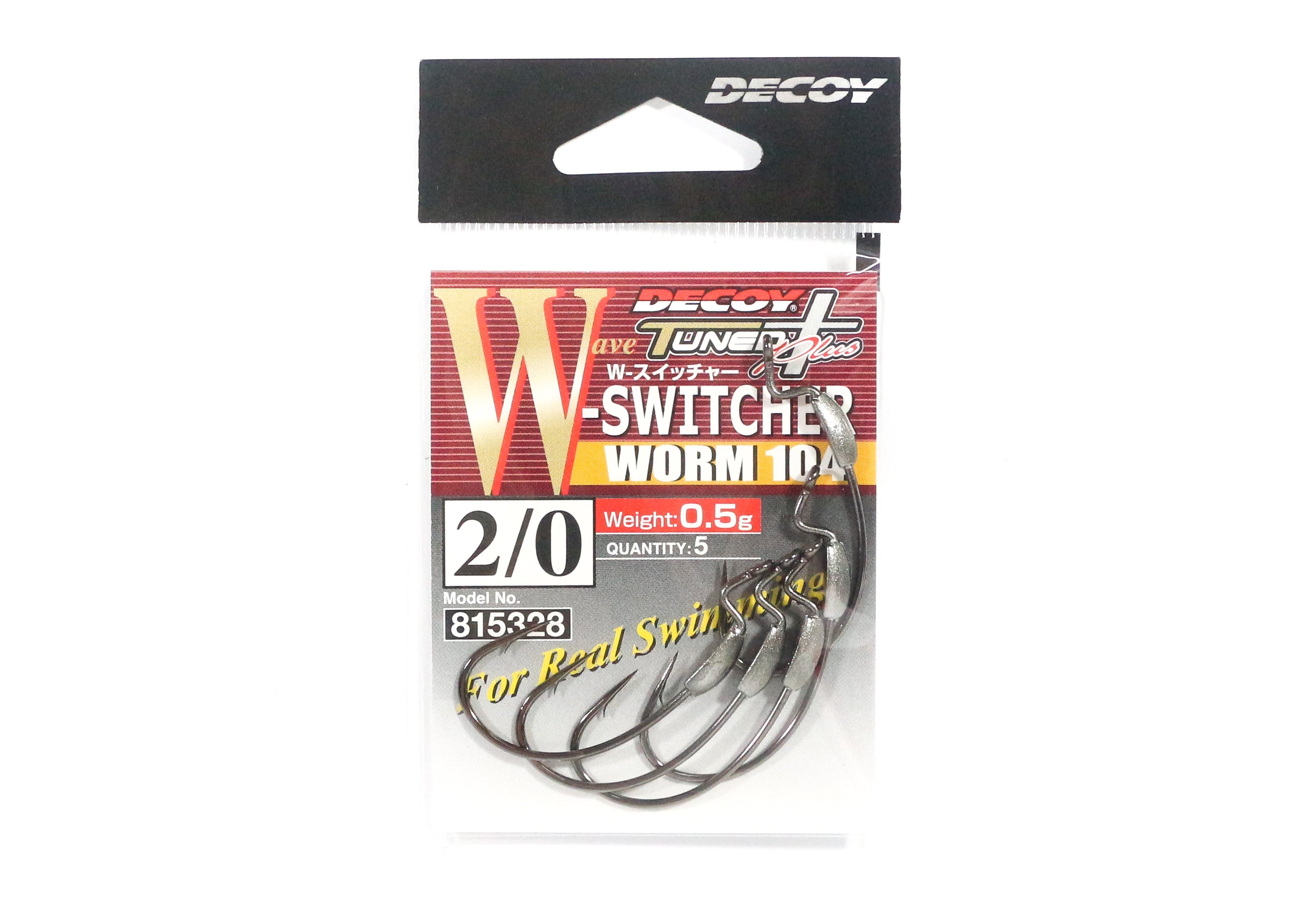 Decoy 104W Switcher Front Weight Hooks Size 2/0 , 0.5grams (5328)