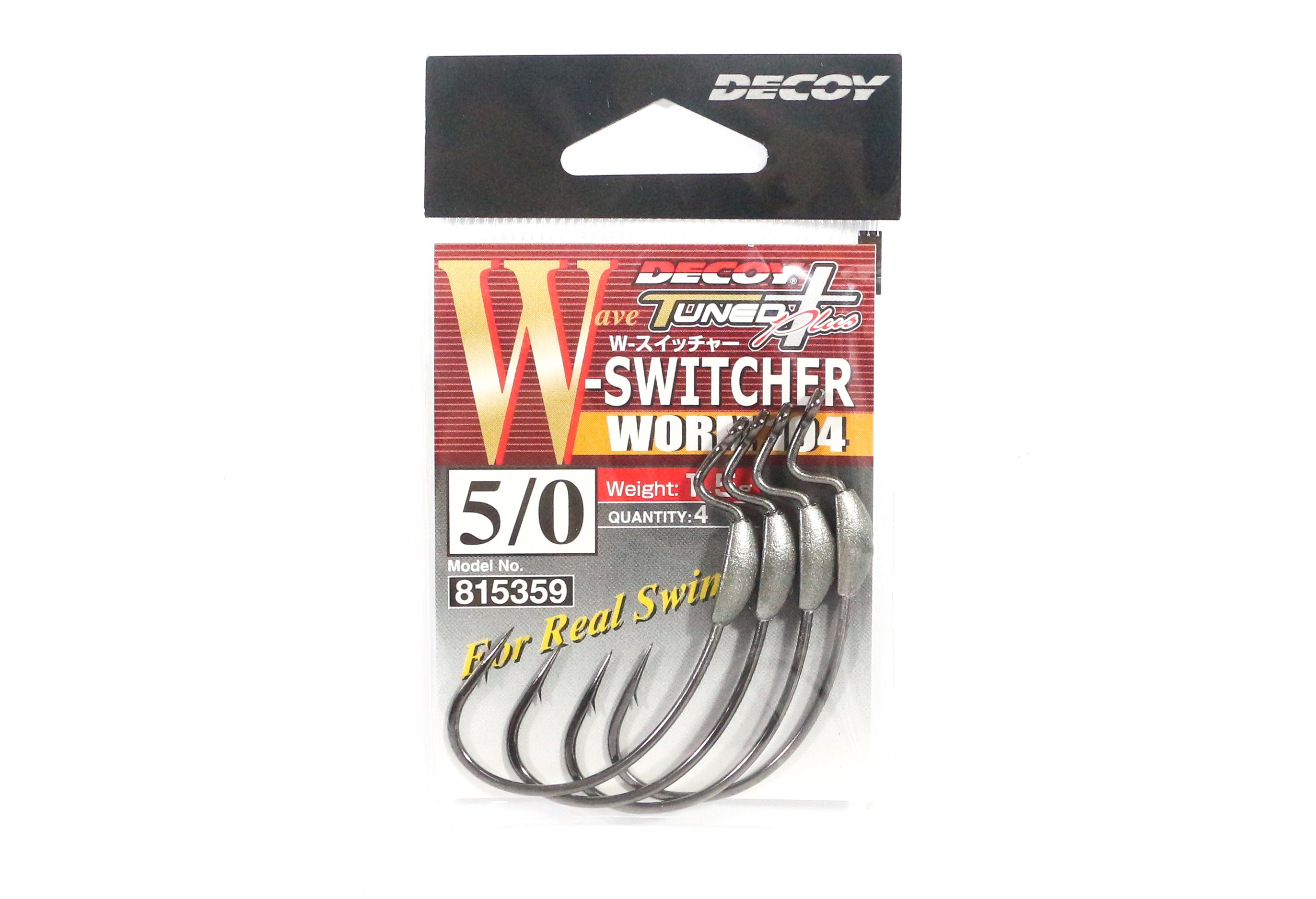 Decoy 104W Switcher Front Weight Hooks Size 5/0 , 1.5grams (5359)