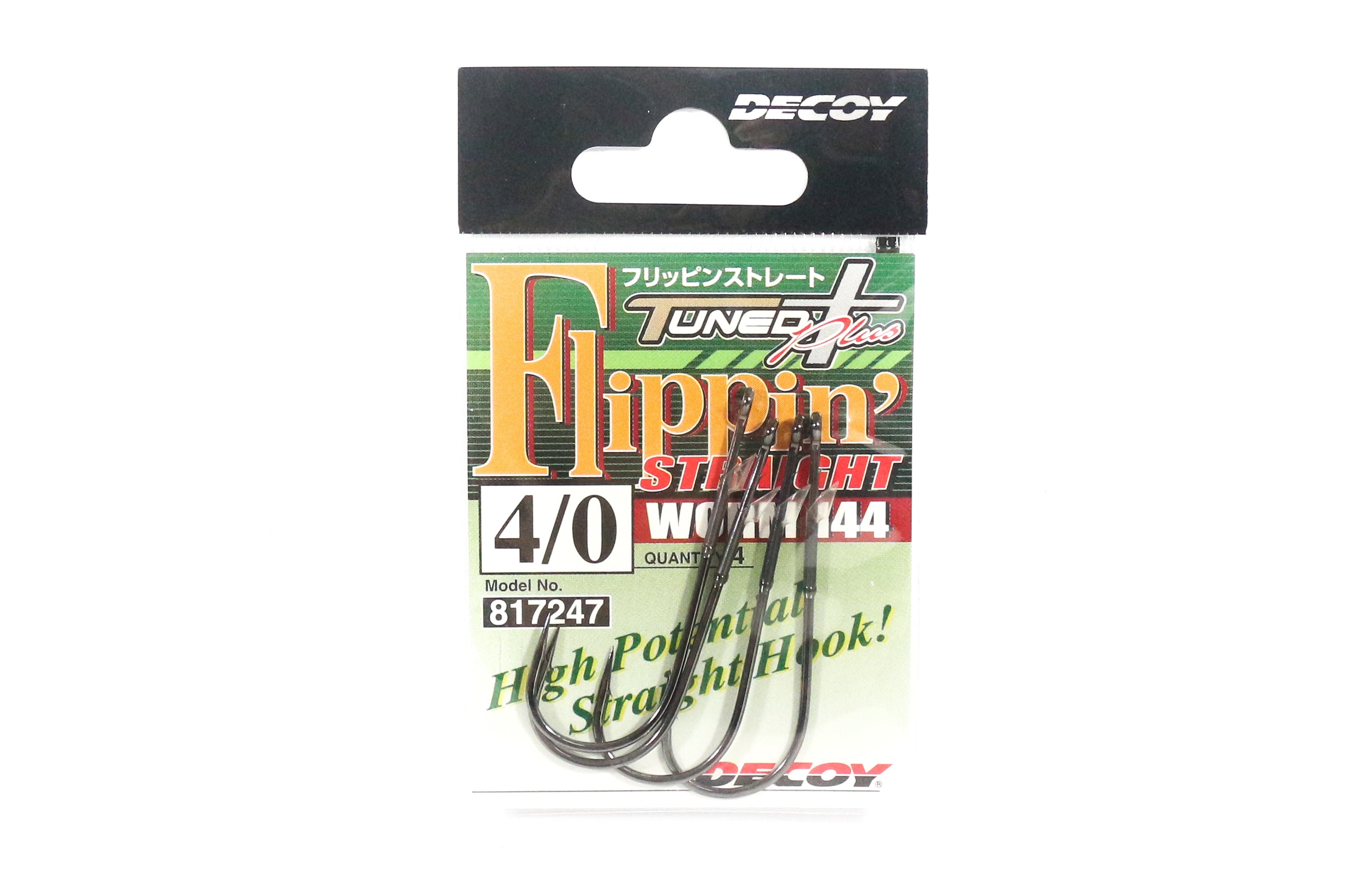 Decoy Worm 144 Flippin' Straight Worm Hooks Size 4/0 (7247)