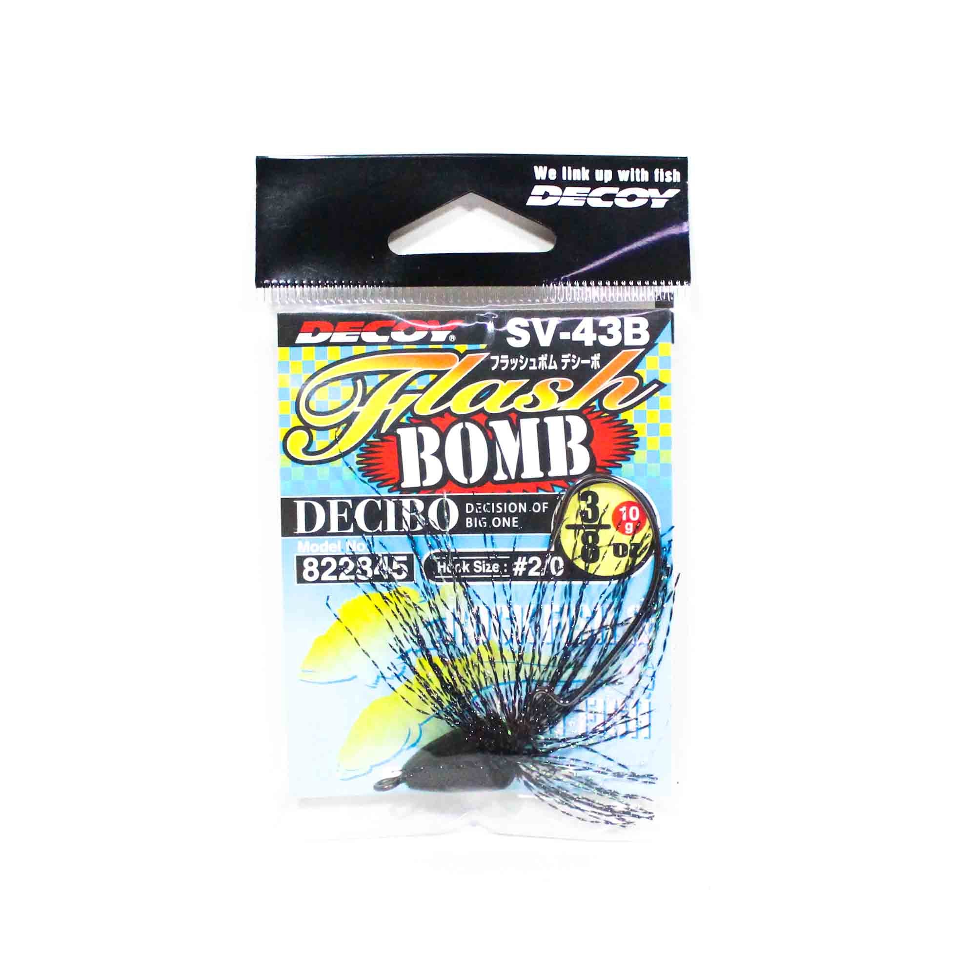 Decoy SV-43B Jig Head Flash Bomb Decibo Size 2/0 , 3/8 oz (2845)