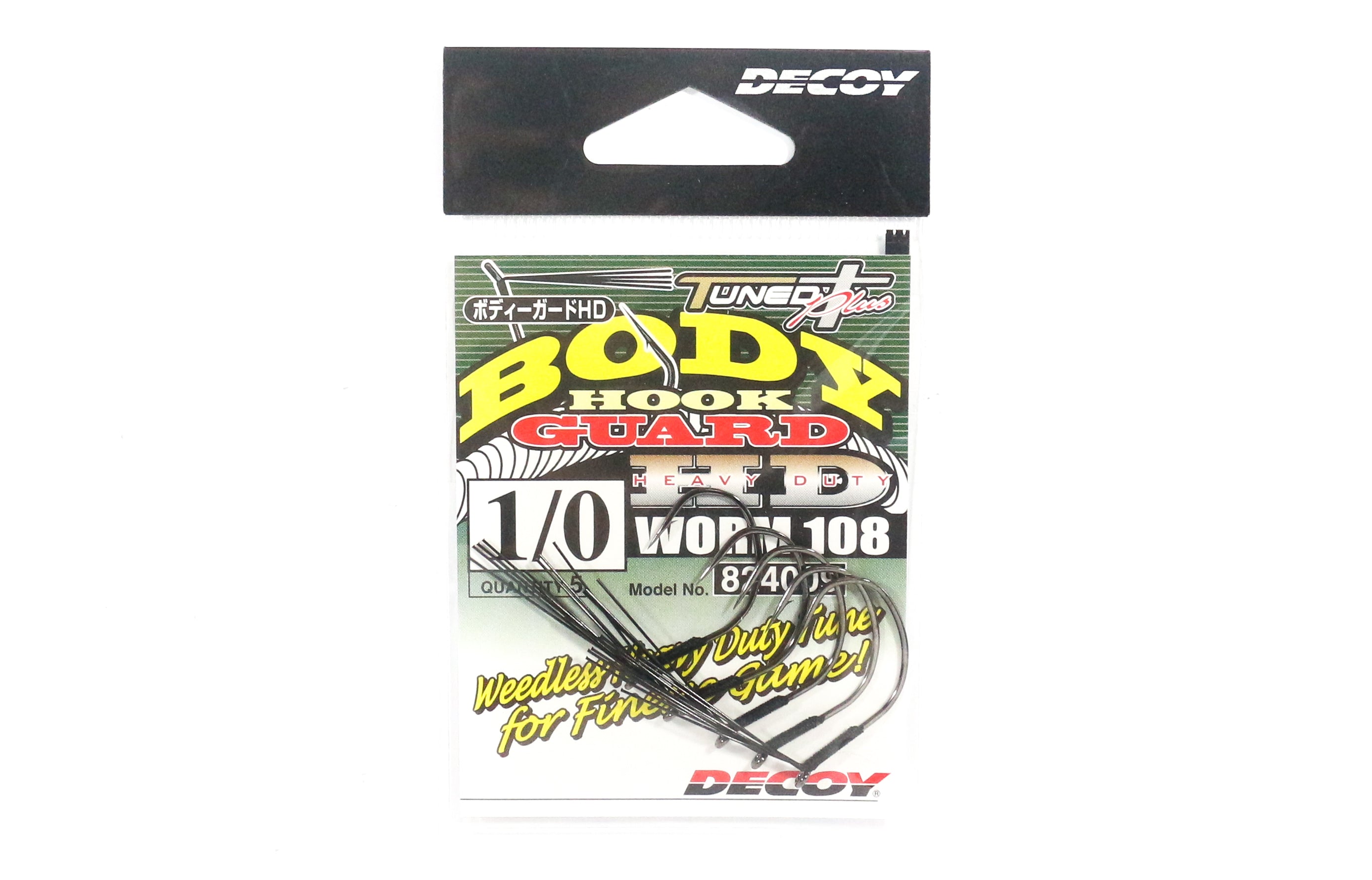 Decoy Worm 108 Body Guard HD Hook for Wacky Rig Size 1/0 (4009)