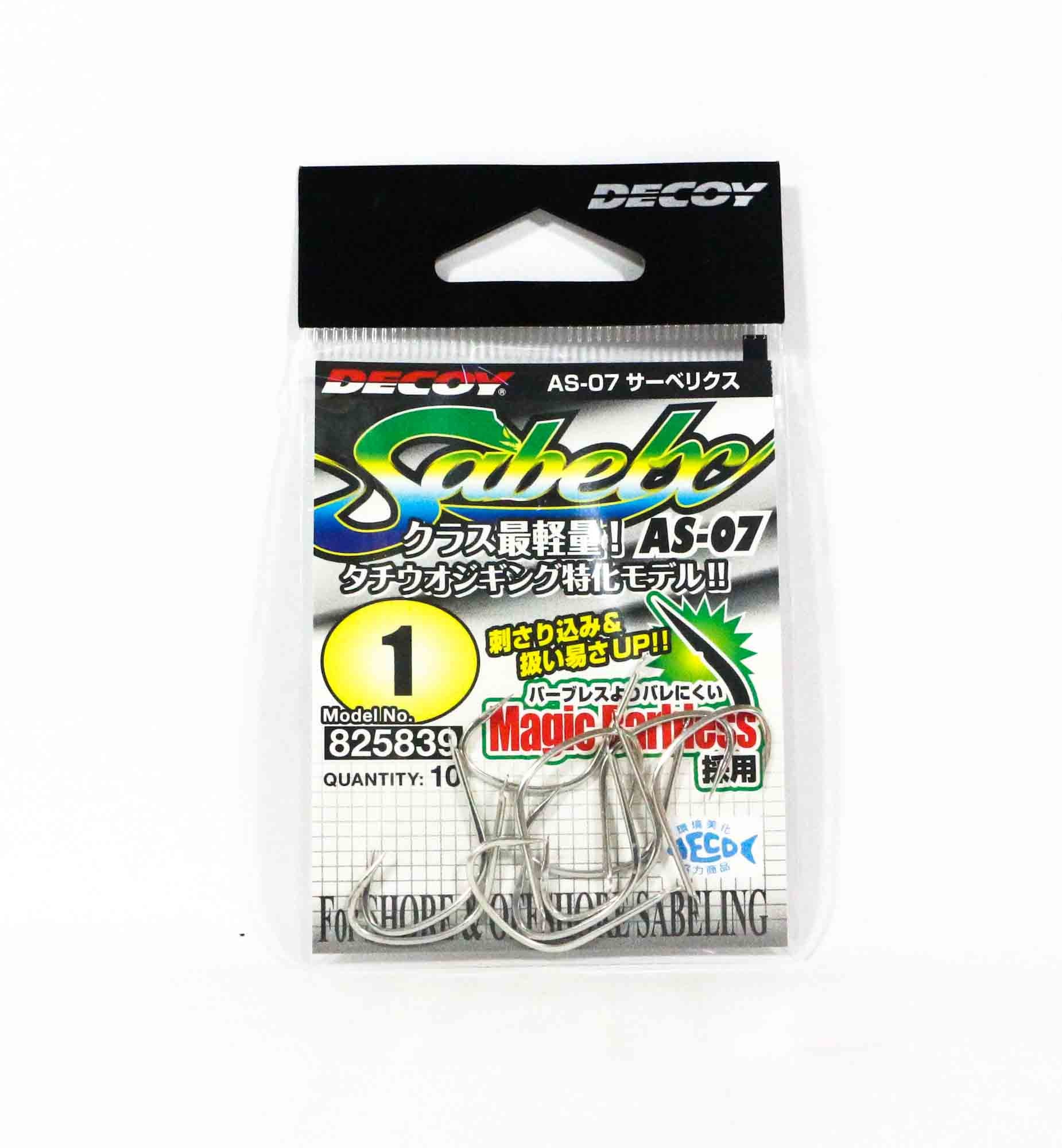 Decoy AS-07 Jigging Single Sabelx Size 1 (5839)