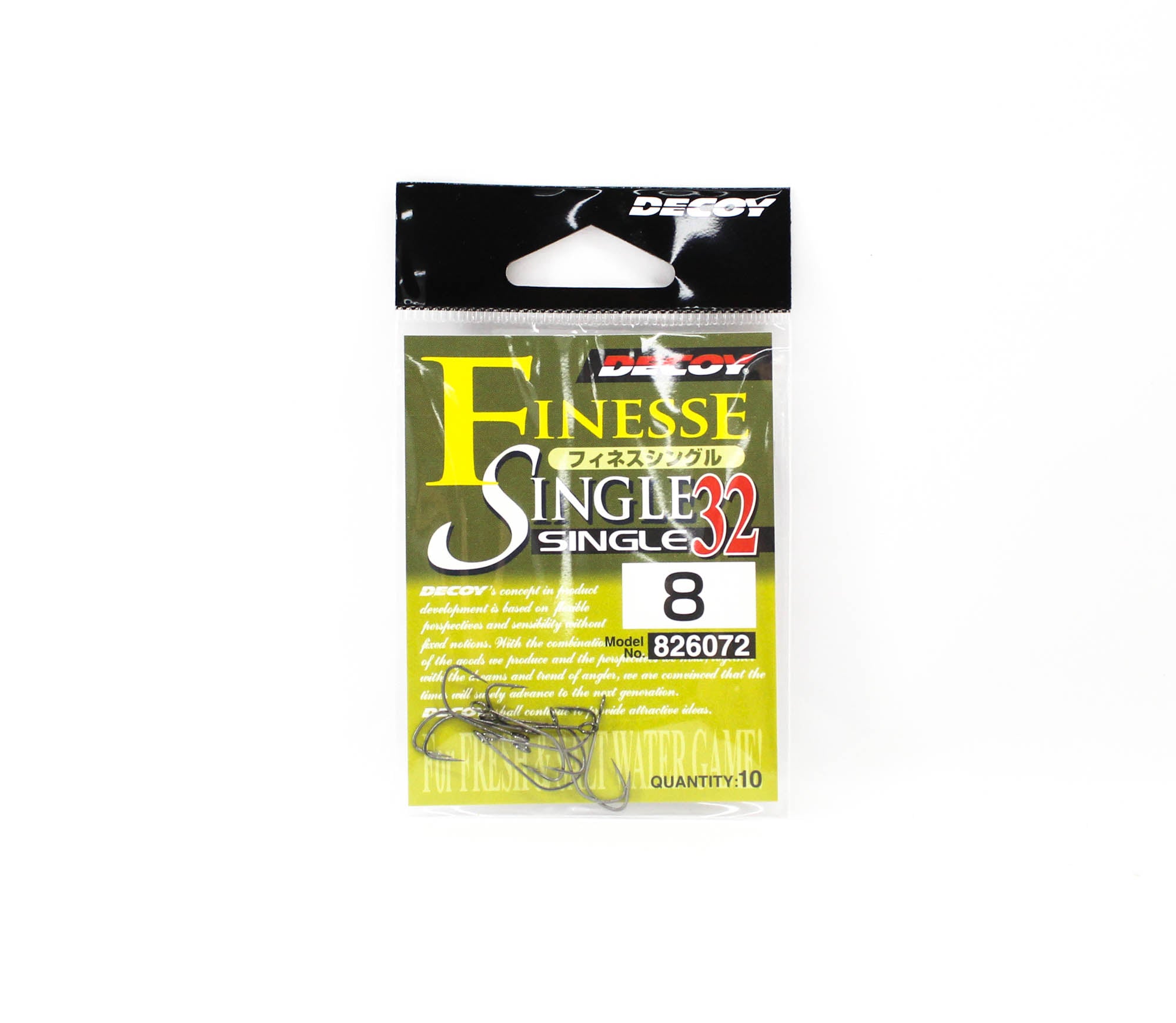 Decoy Single 32 Finesse Single Hook Size 8 (6072)