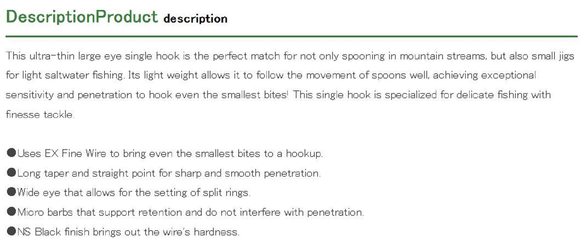 Decoy Single 32 Finesse Single Hook Size 8 (6072)