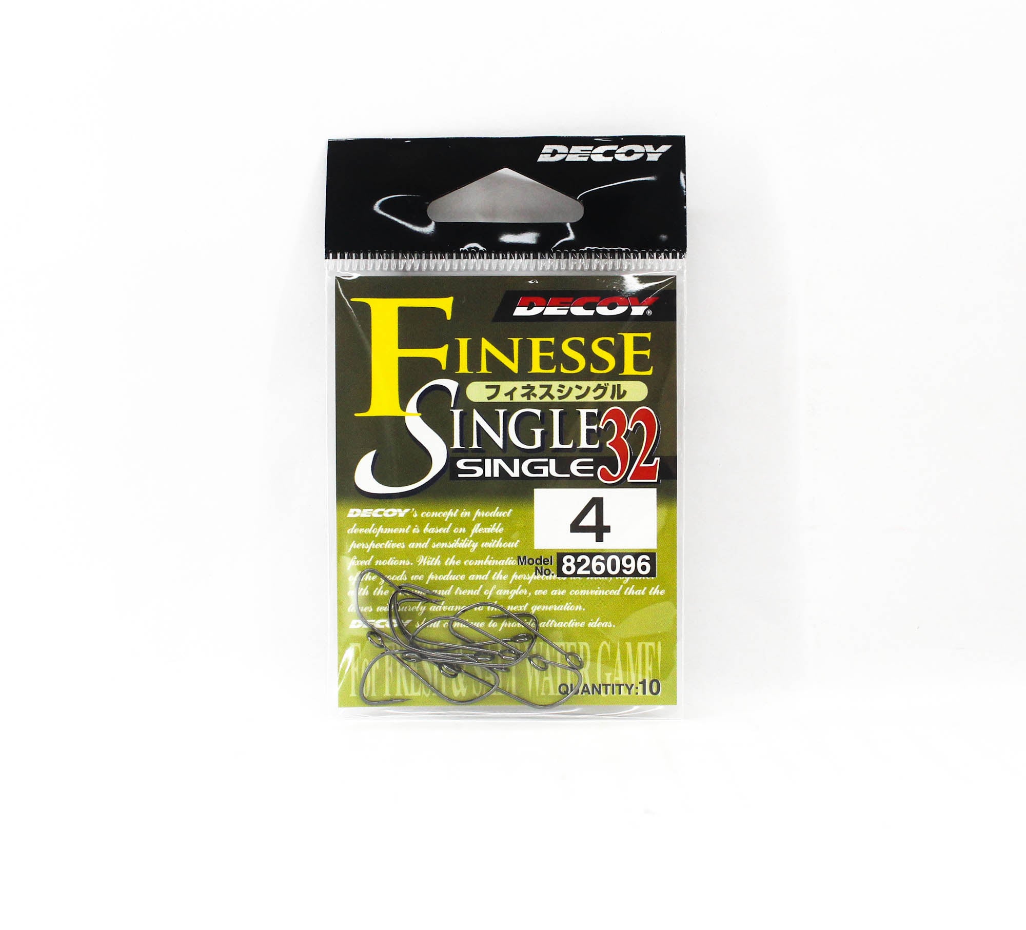 Decoy Single 32 Finesse Single Hook Size 4 (6096)