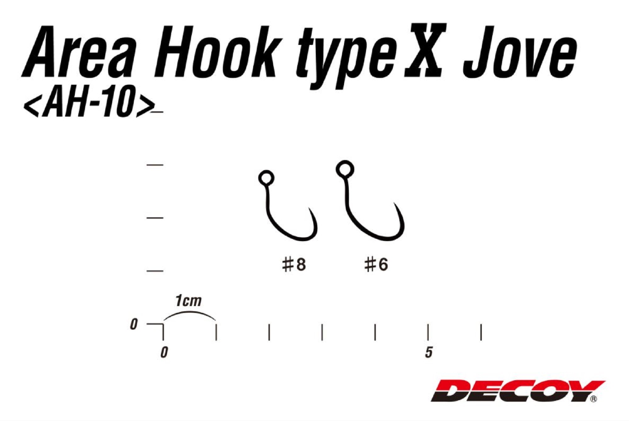Decoy AH-10 Jove Area Plugging Single Lure Hooks Size 8 (7543)