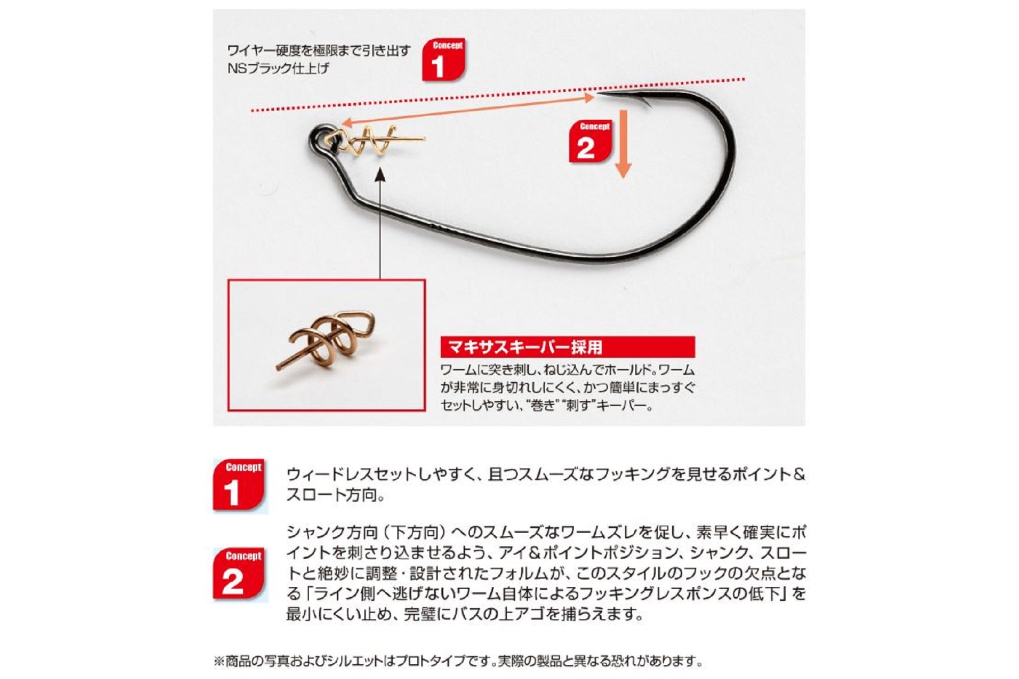Decoy Worm 30 Makisasu Worm Hooks Size 8 (8946)