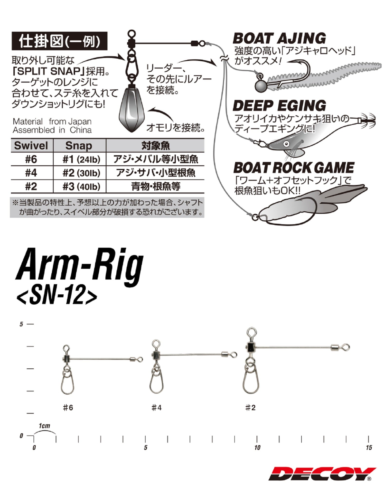 Decoy SN-12 Arm Rig Size 6 (9622)