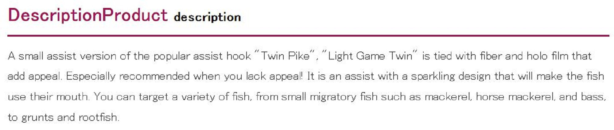 Decoy DJ-96 Fibre Light Game Twin Assist Hooks Size 6 (9707)