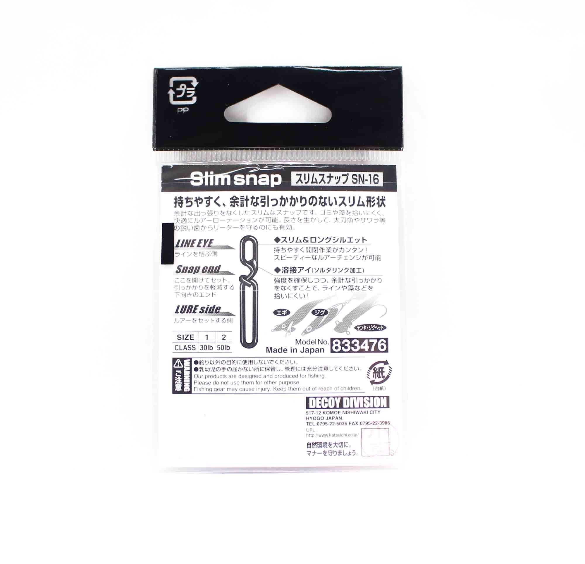 Decoy SN-16 Slim Snap Size 2 (3476)