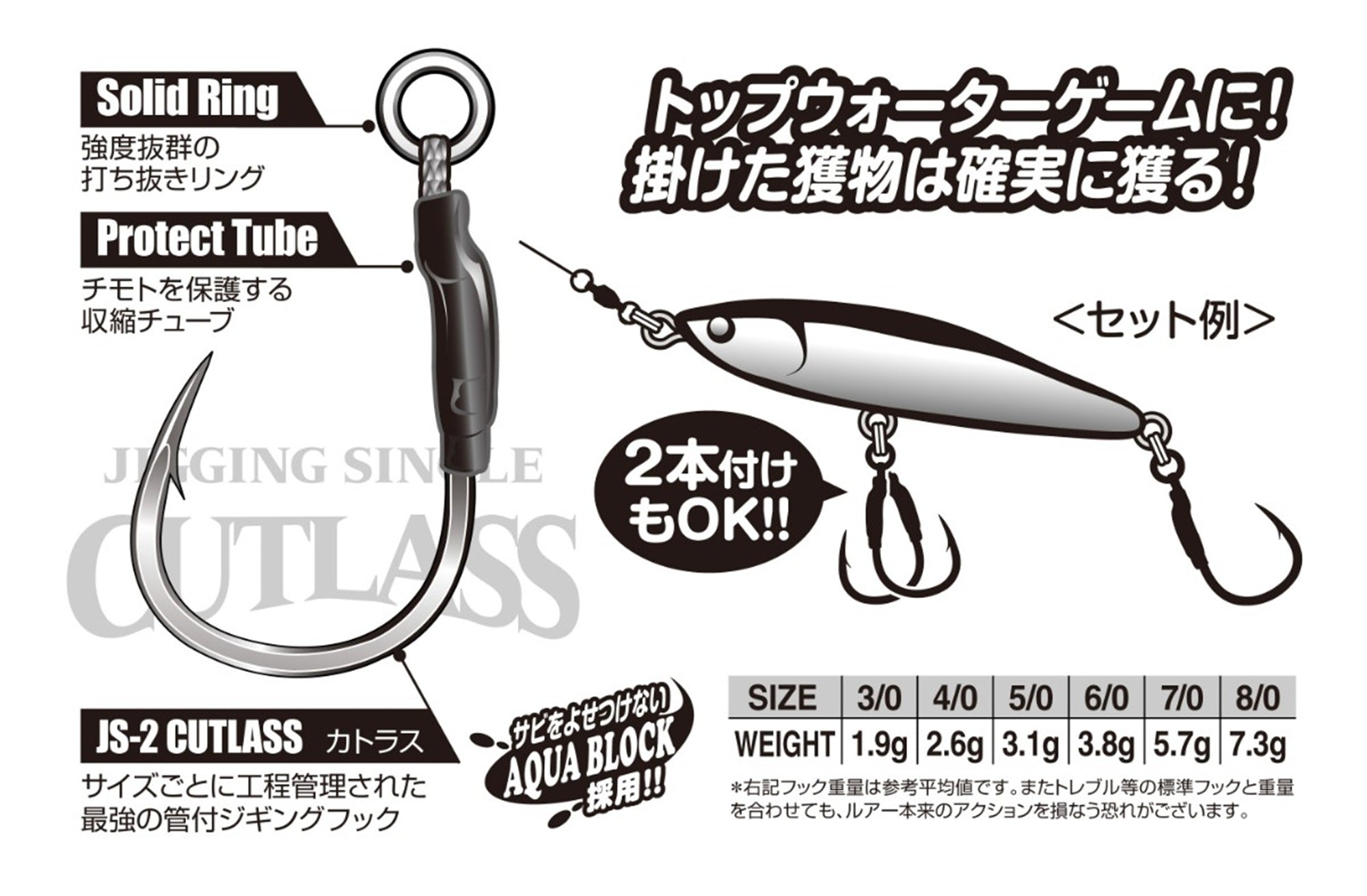 Decoy DJ-21 Pluggin Jack Assist Hooks Size 5/0 (5623)