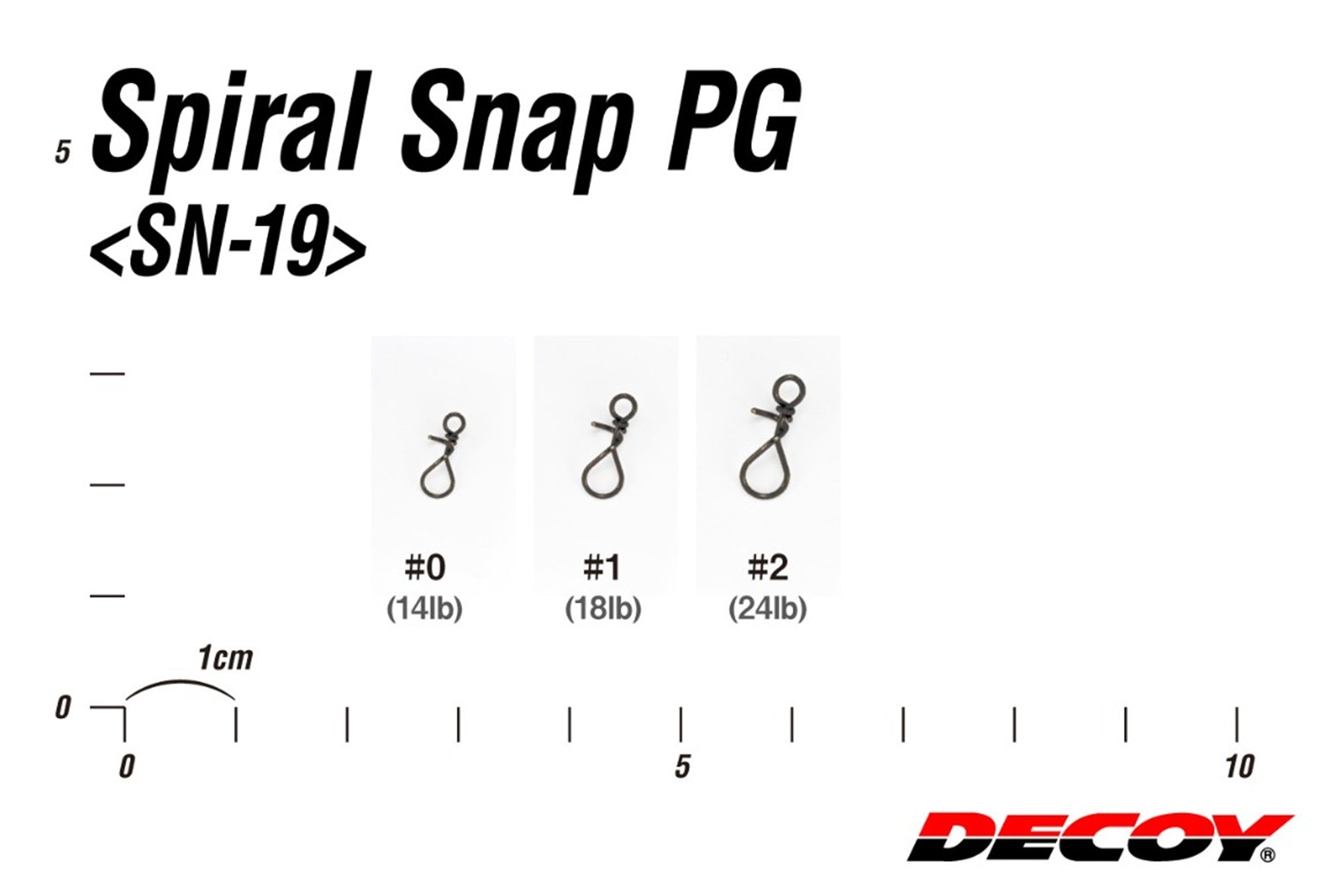 Decoy SN-19 Spiral Snap PG Size 2 (7481)