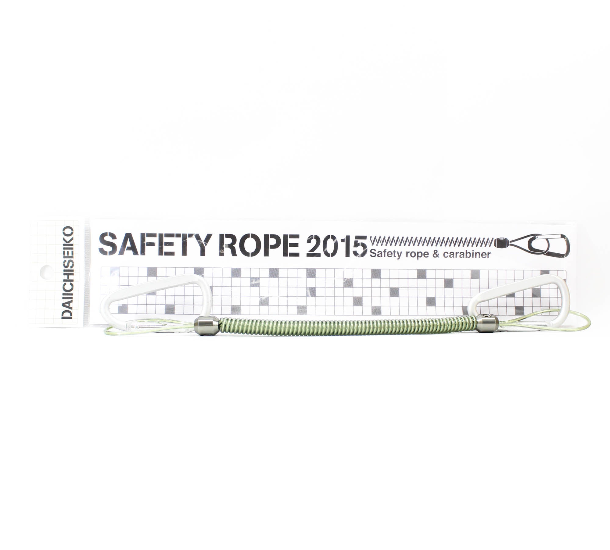 Daiichi #33278 Safety Rope Carabiner 2015 Silver (2833)