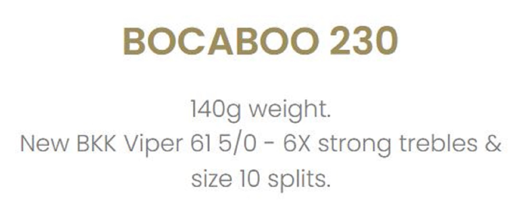 Labana Studio Bocaboo 230 mm 140 grams Floating Lure Tropic Fusiler (0419)