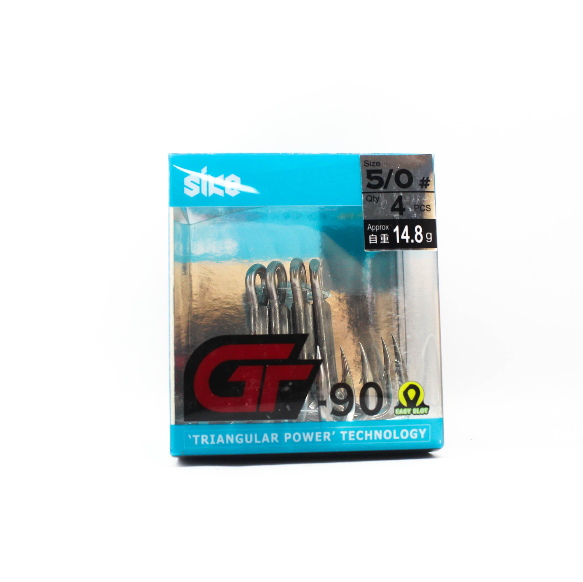 Sike VS-GT90 Treble Hook Size 5/0 4pc (0173)
