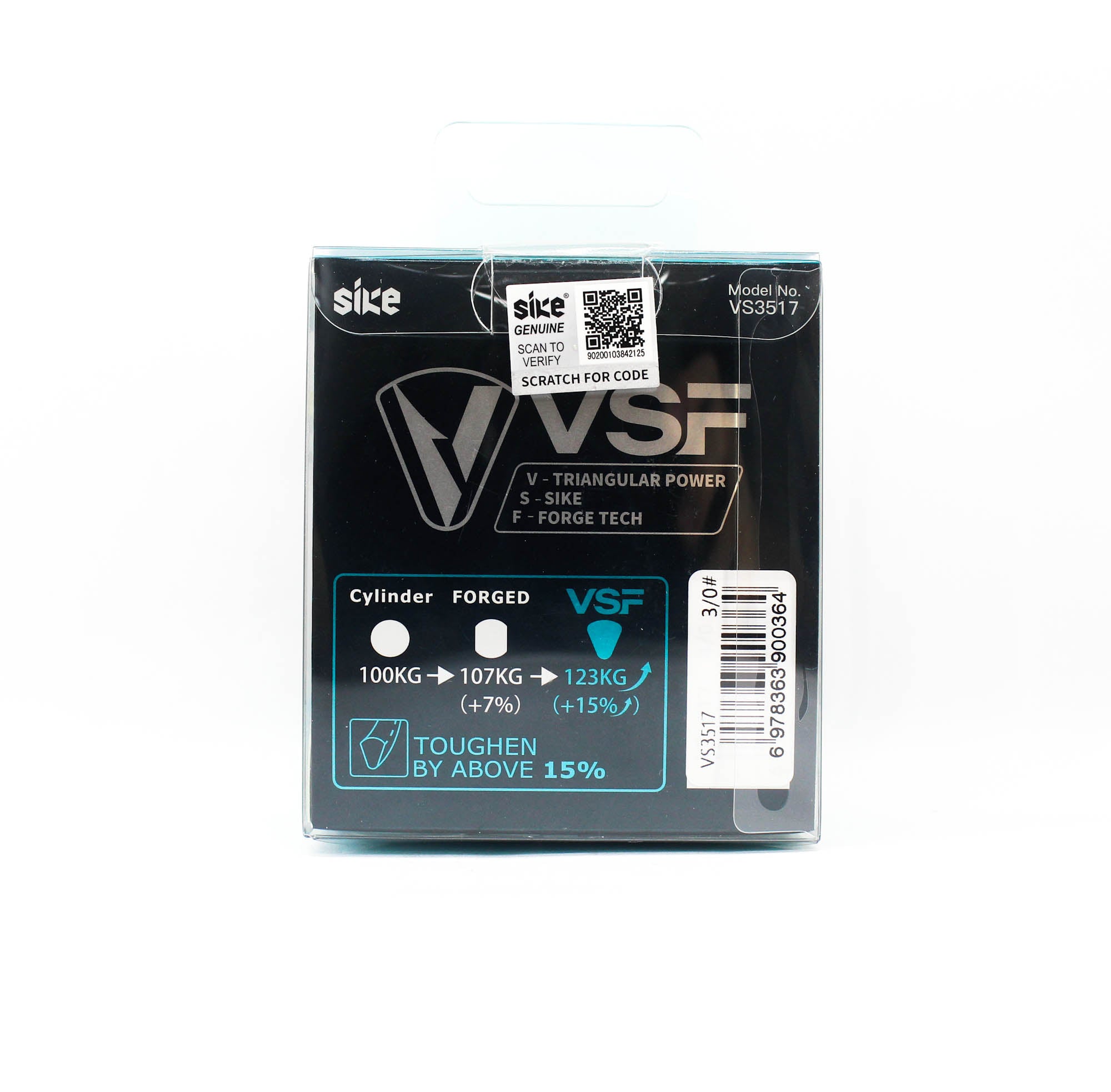 Sike VS-3517 Treble Hook Size 3/0 4pc (0364)