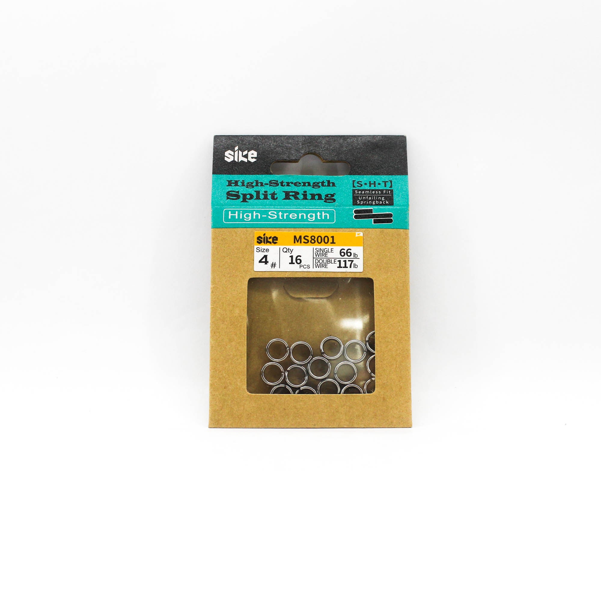 Sike MS-8001 Split Ring Ultra High Strength Size 4 16pc (2511)