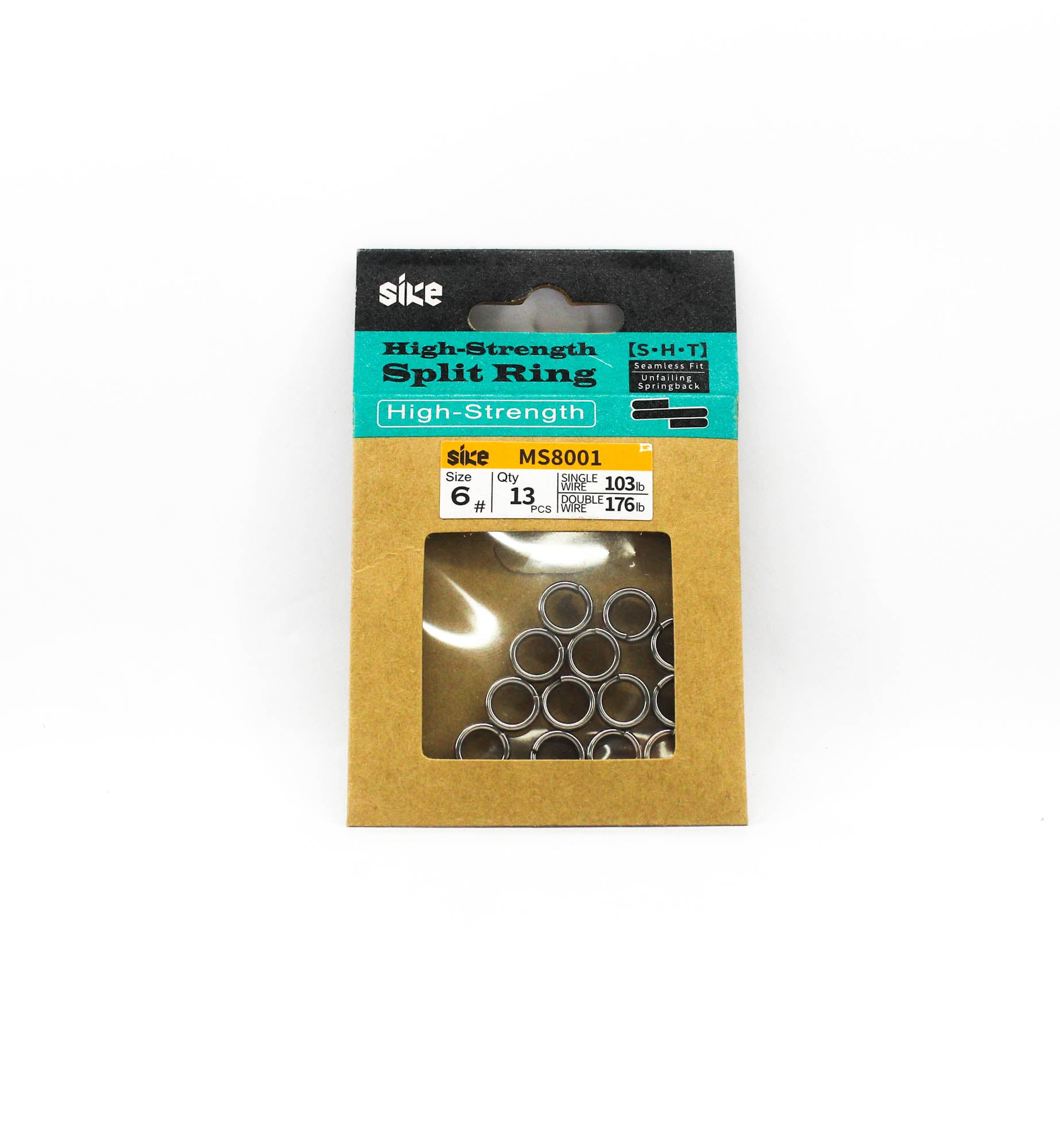 Sike MS-8001 Split Ring Ultra High Strength Size 6 13pc (2535)