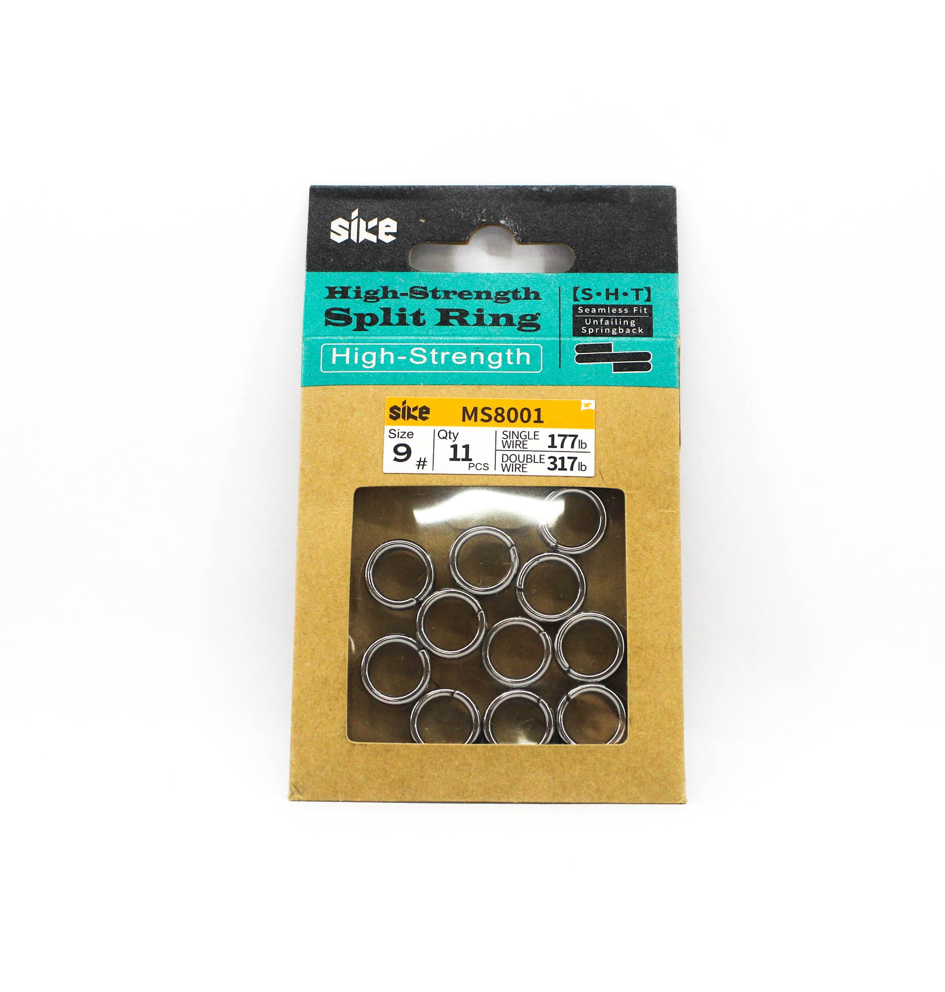 Sike MS-8001 Split Ring Ultra High Strength Size 9 11pc (2566)