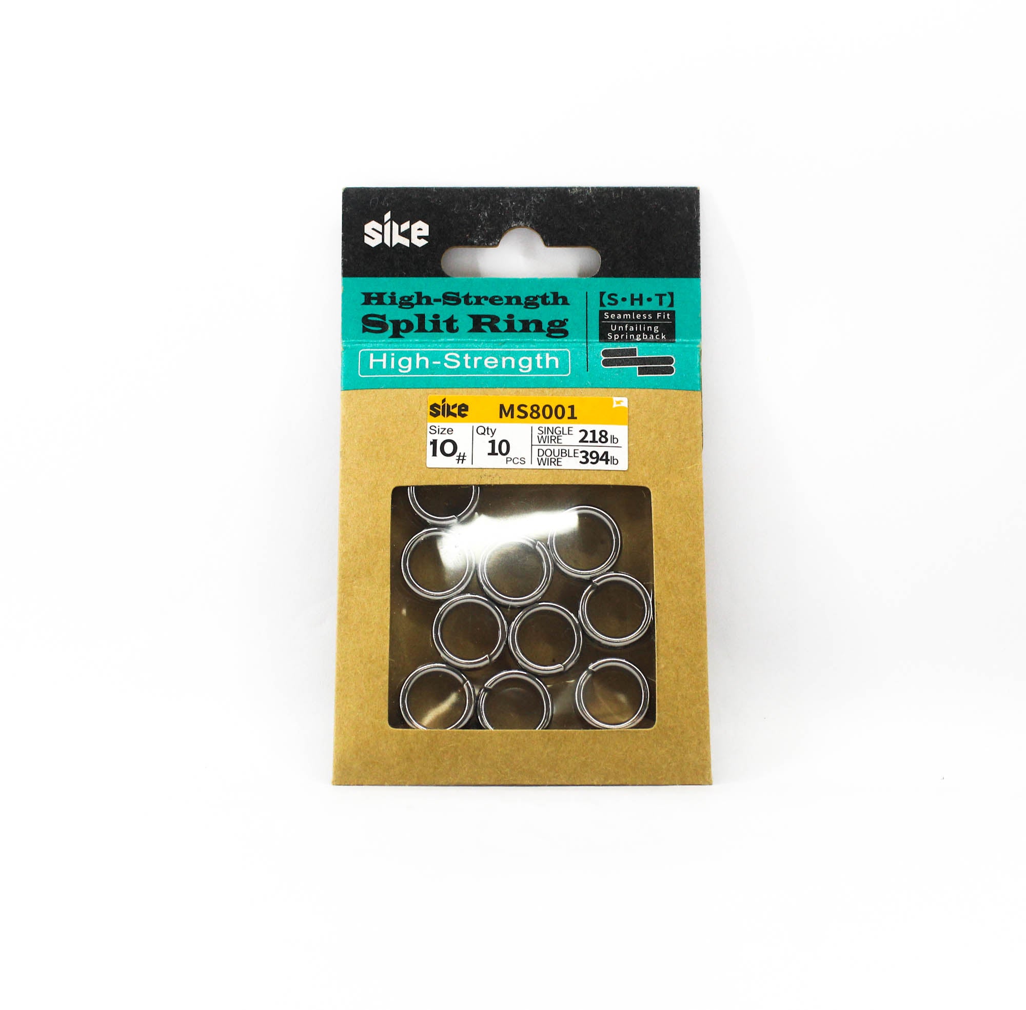 Sike MS-8001 Split Ring Ultra High Strength Size 10 10pc (2573)