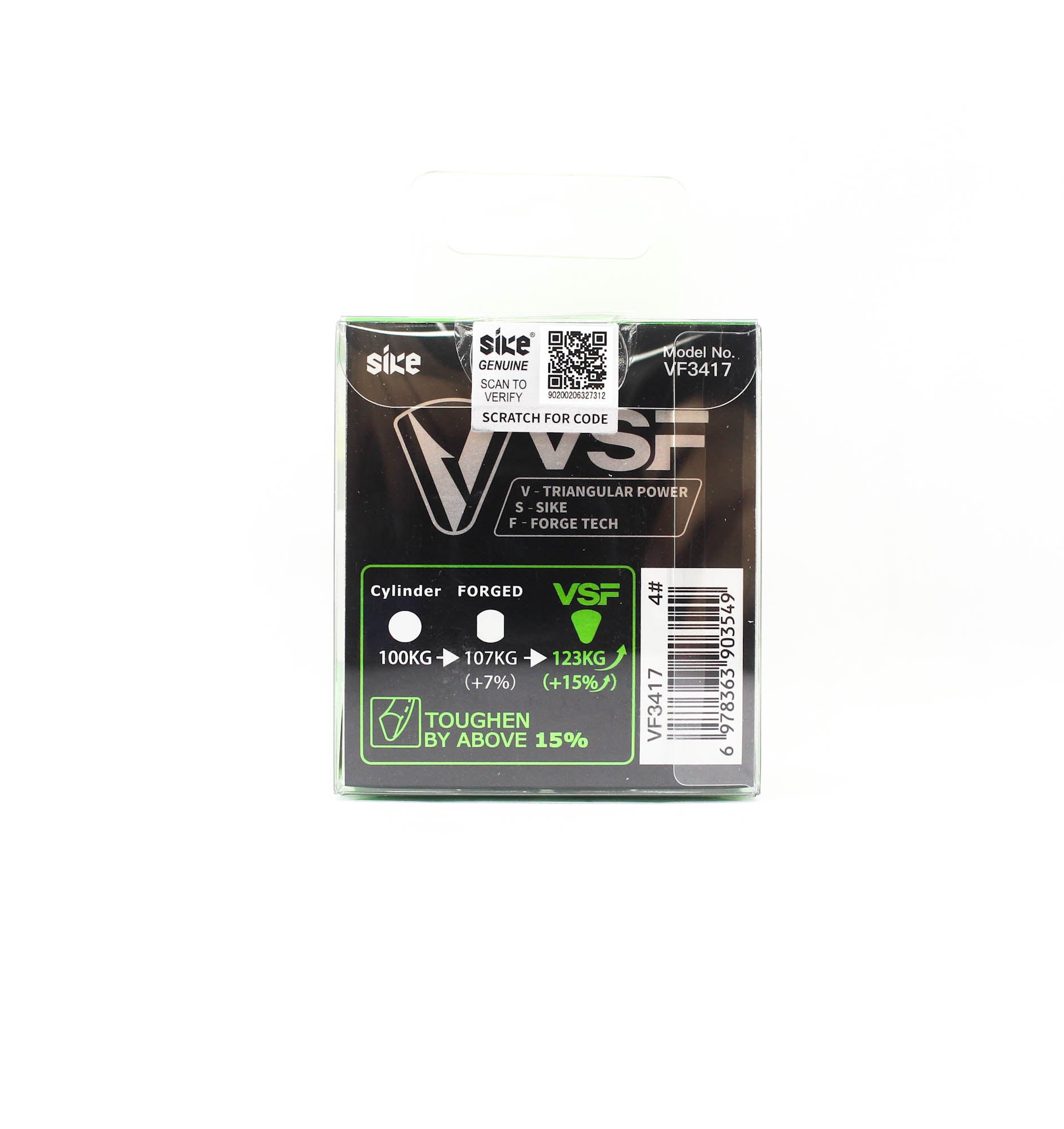 Sike VF-3417 Treble Hook Size 4 7pc (3549)