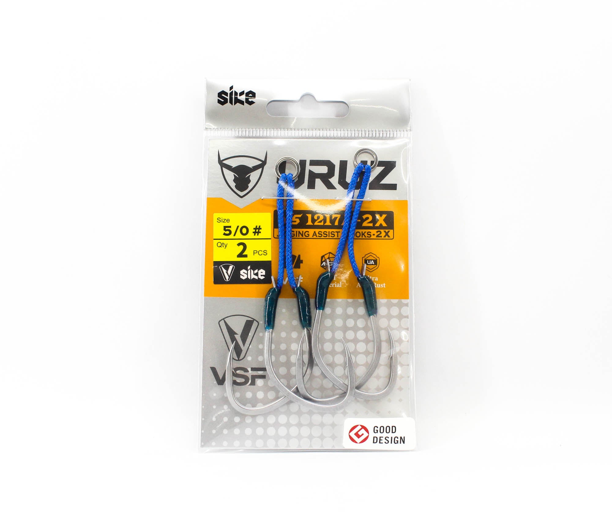 Sike VS-1217A-2X Uruz Assist Hook Size 5/0 2pc (4508)