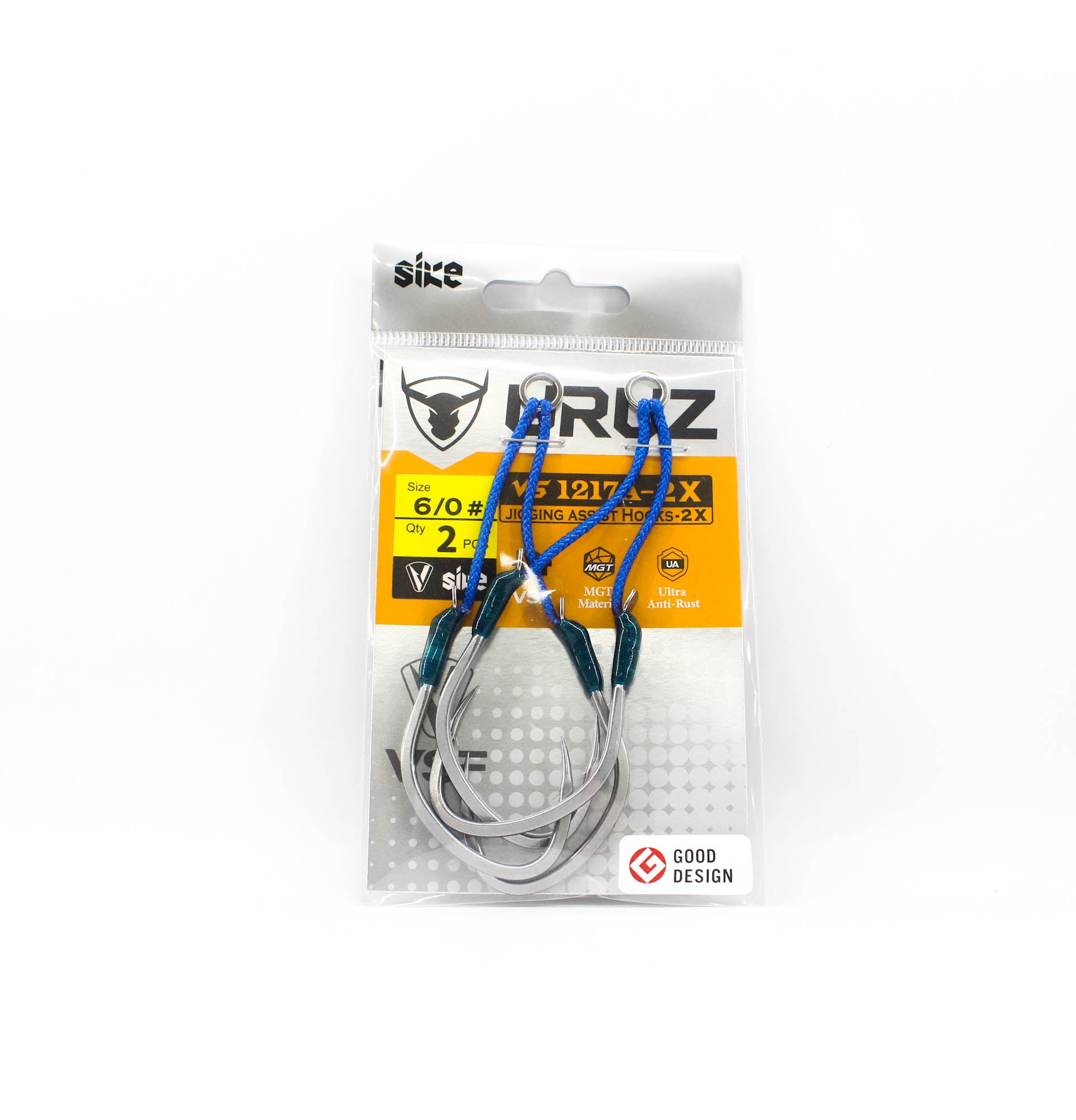 Sike VS-1217A-2X Uruz Assist Hook Size 6/0 2pc (4515)