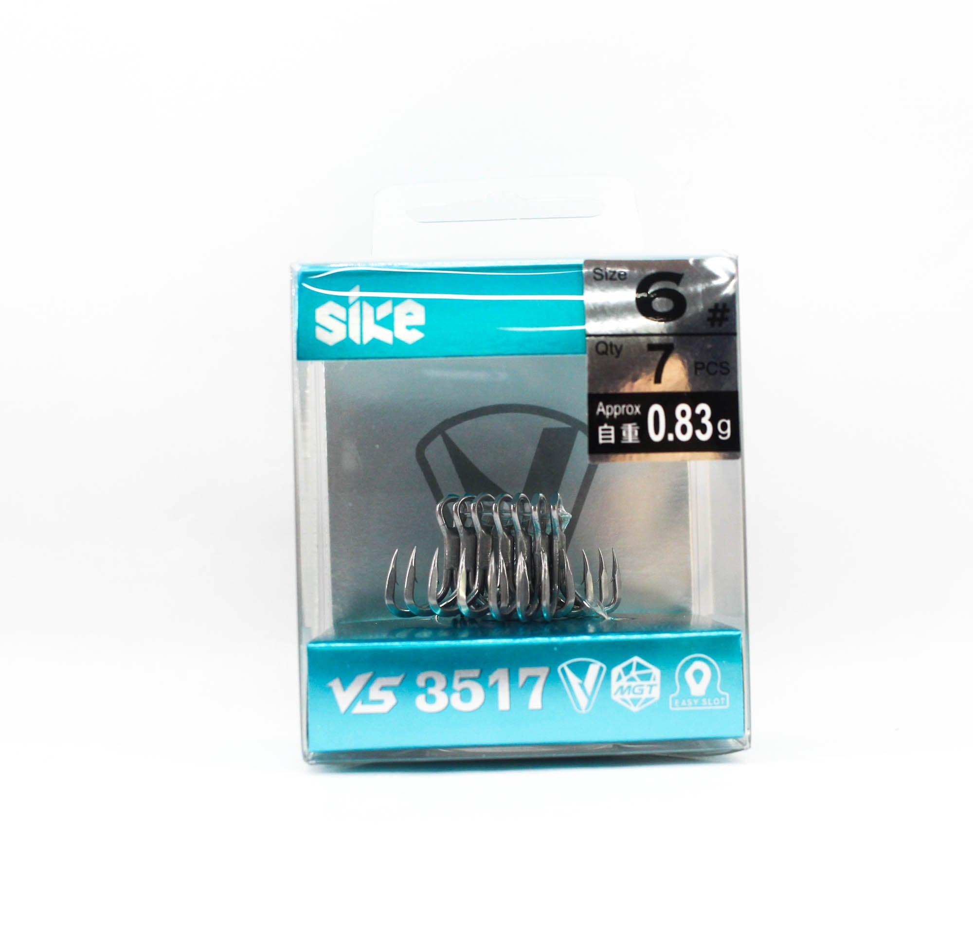Sike VS-3517 Treble Hook Size 6 7pc (4935)