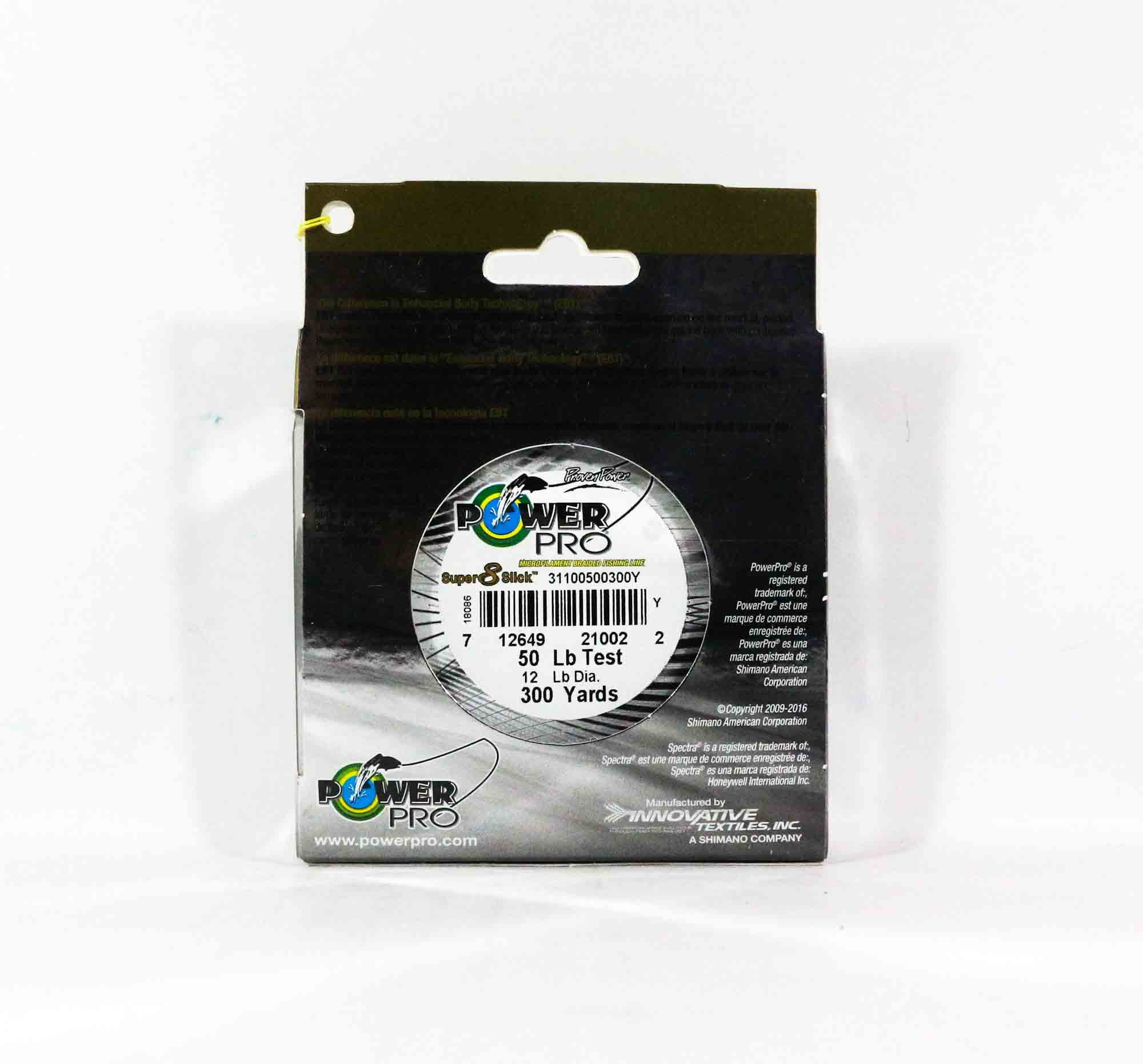 Power Pro Super 8 Slick Spectra Line 50lb by 300yds Brown (0503)