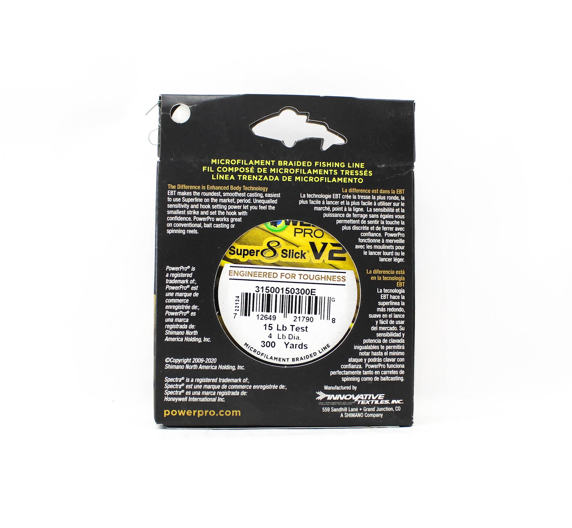Power Pro Super 8 Slick Version 2 Spectra Line 15lb x 300yds Green (7908)