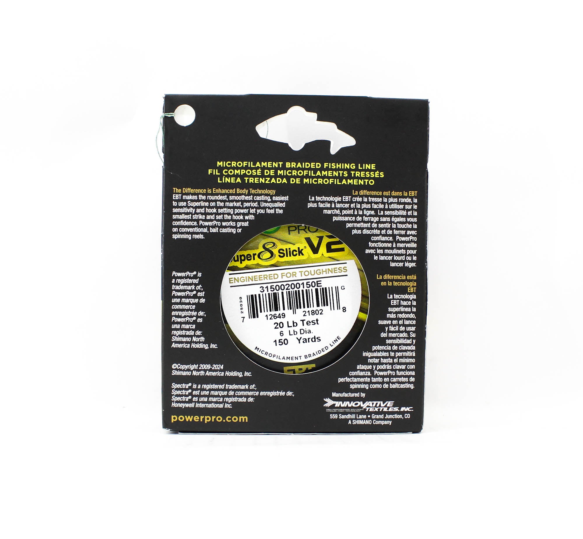 Power Pro Super 8 Slick Version 2 Spectra Line 20lb x 150yds Green (8028)