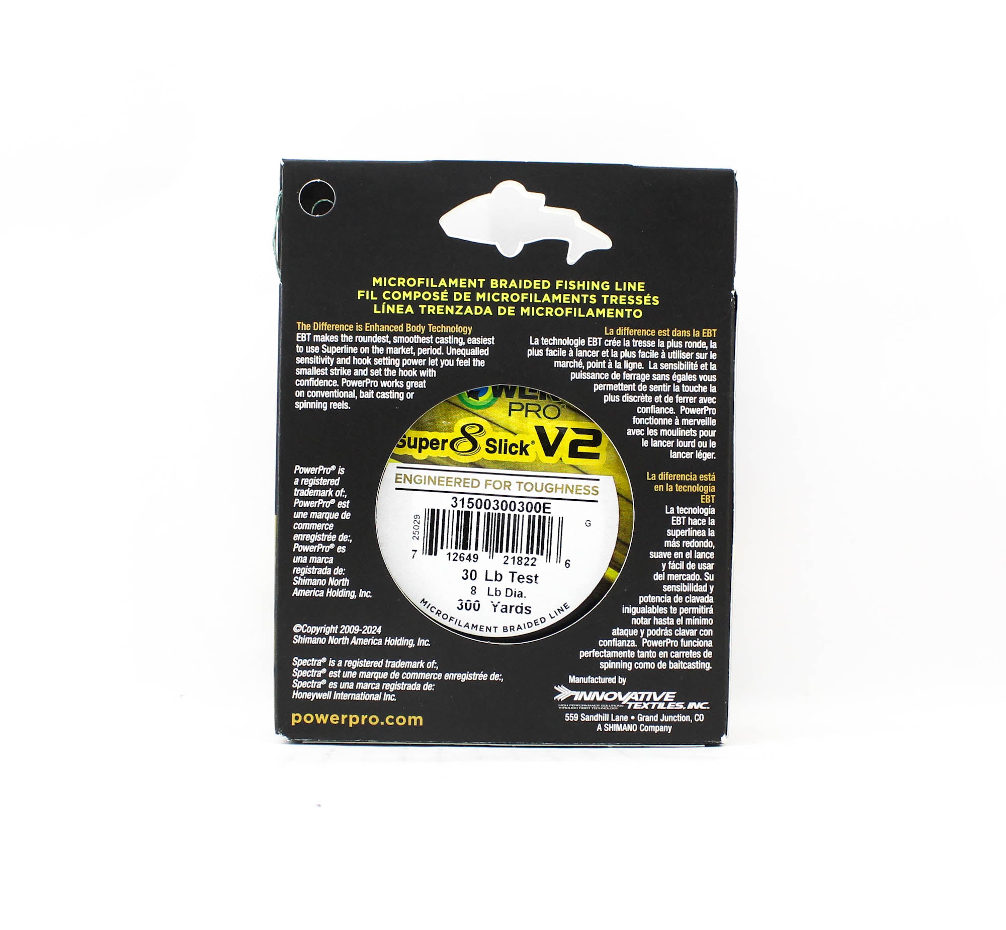 Power Pro Super 8 Slick Version 2 Spectra Line 30lb x 300yds Green (8226)