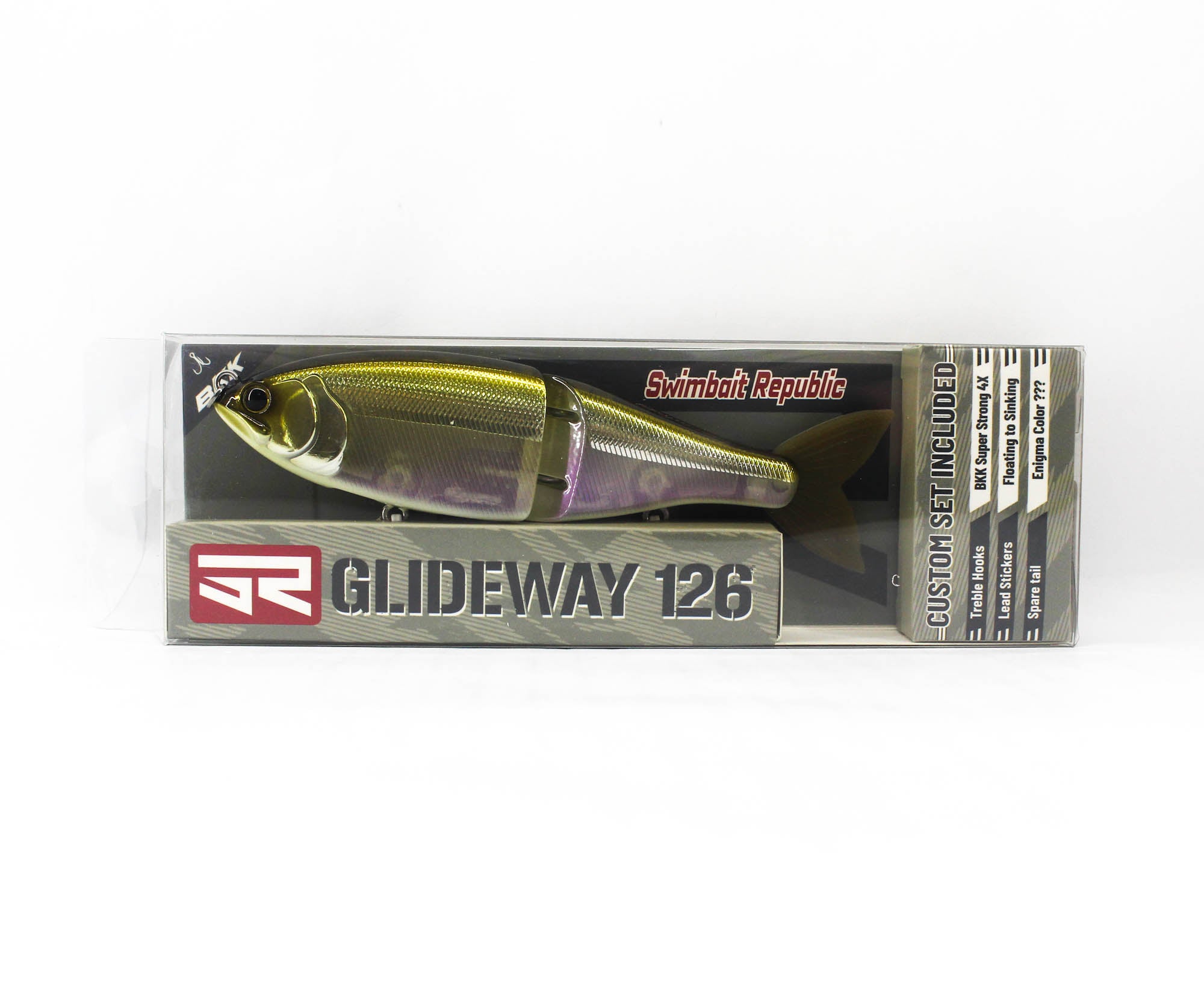 Glideway 126 Swimbait Floating Lure Purple Shiner (3401)