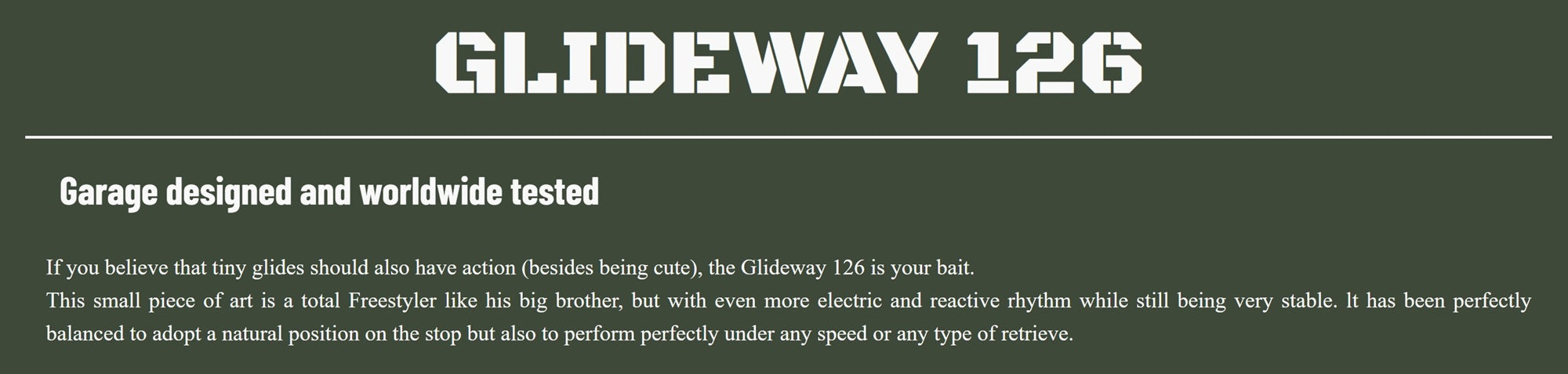Glideway 126 Swimbait Floating Lure After Party (3425)
