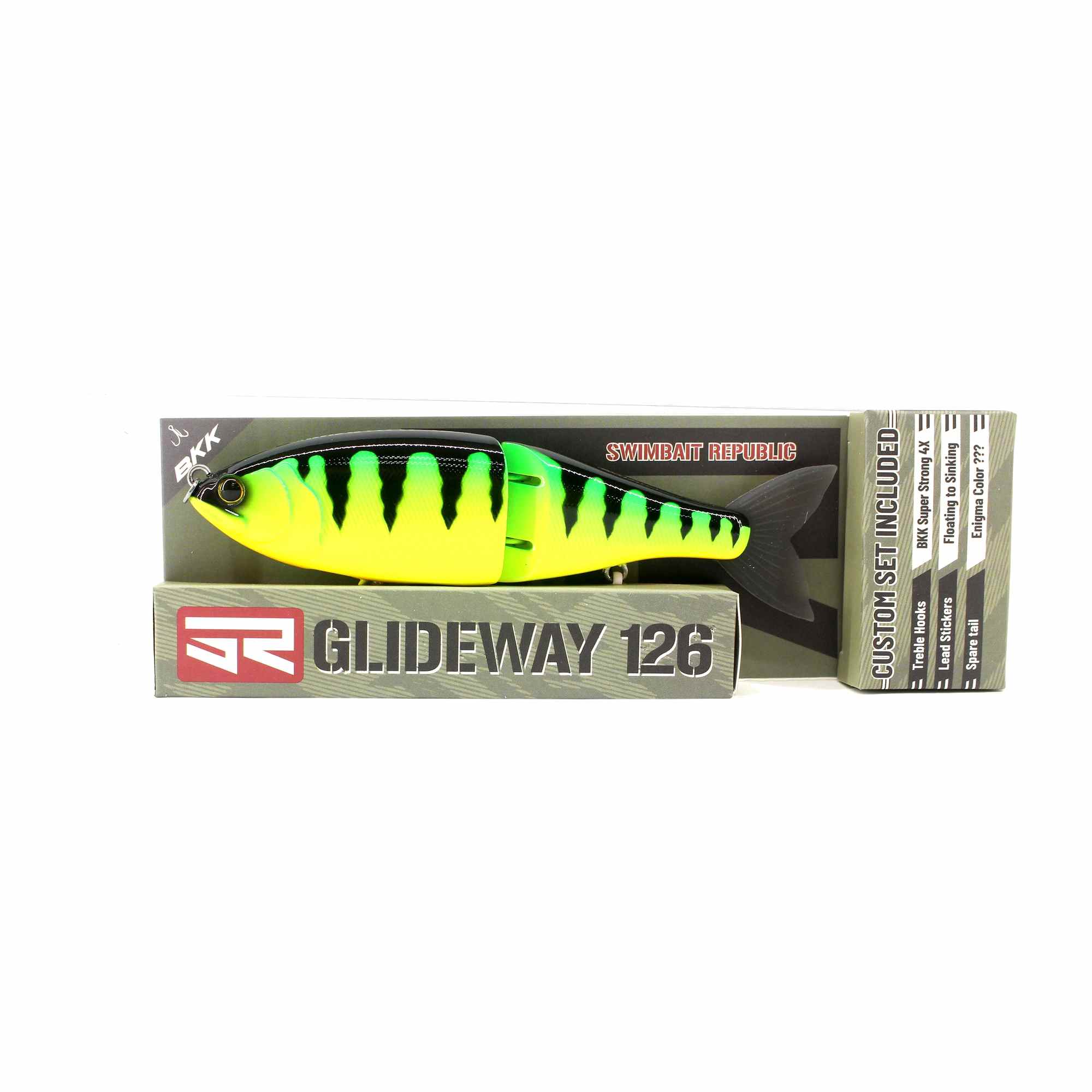Glideway 126 Swimbait Floating Lure UV Tiger (3937)