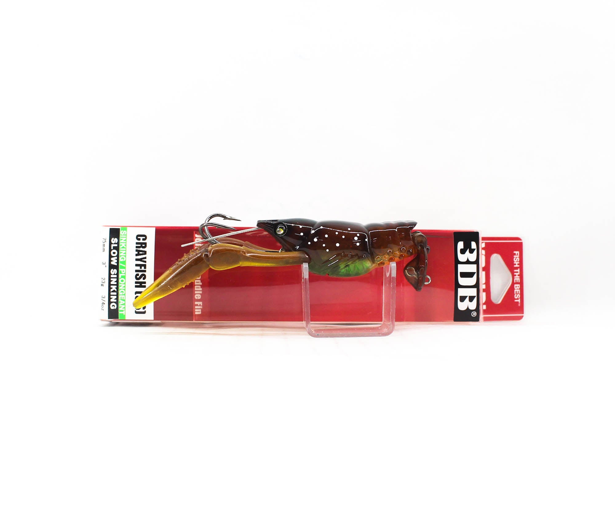 Yo Zuri Duel 3DB Crayfish SS 75 Sinking Lure R1109-PBR (5014)