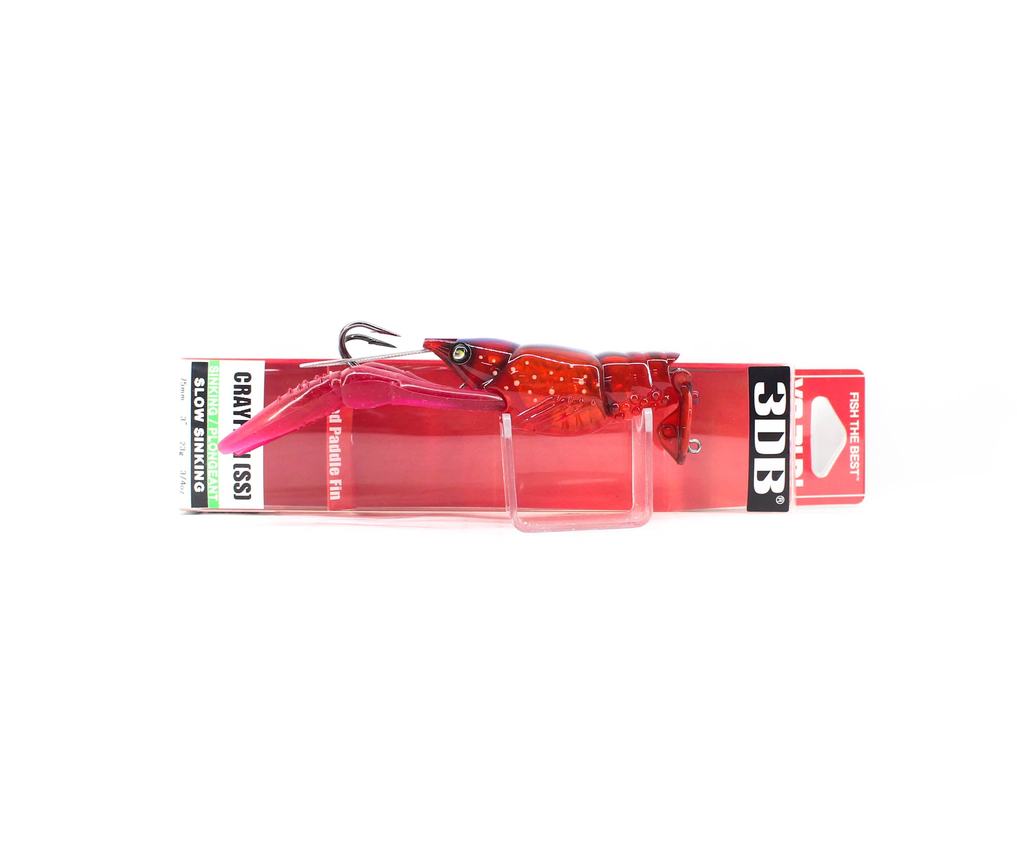 Yo Zuri Duel 3DB Crayfish SS 75 Sinking Lure R1109-PR (5052)