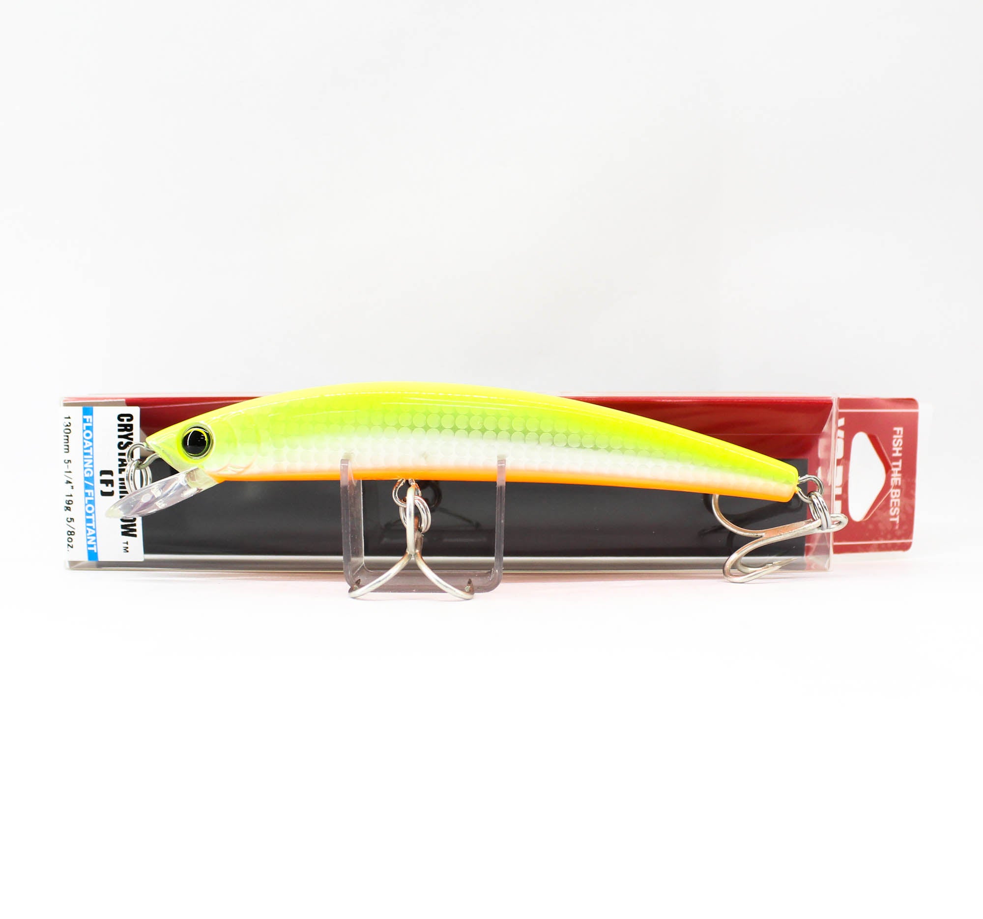 Yo Zuri Crystal Minnow 130 mm Floating Lure R1125-HCL (0070)