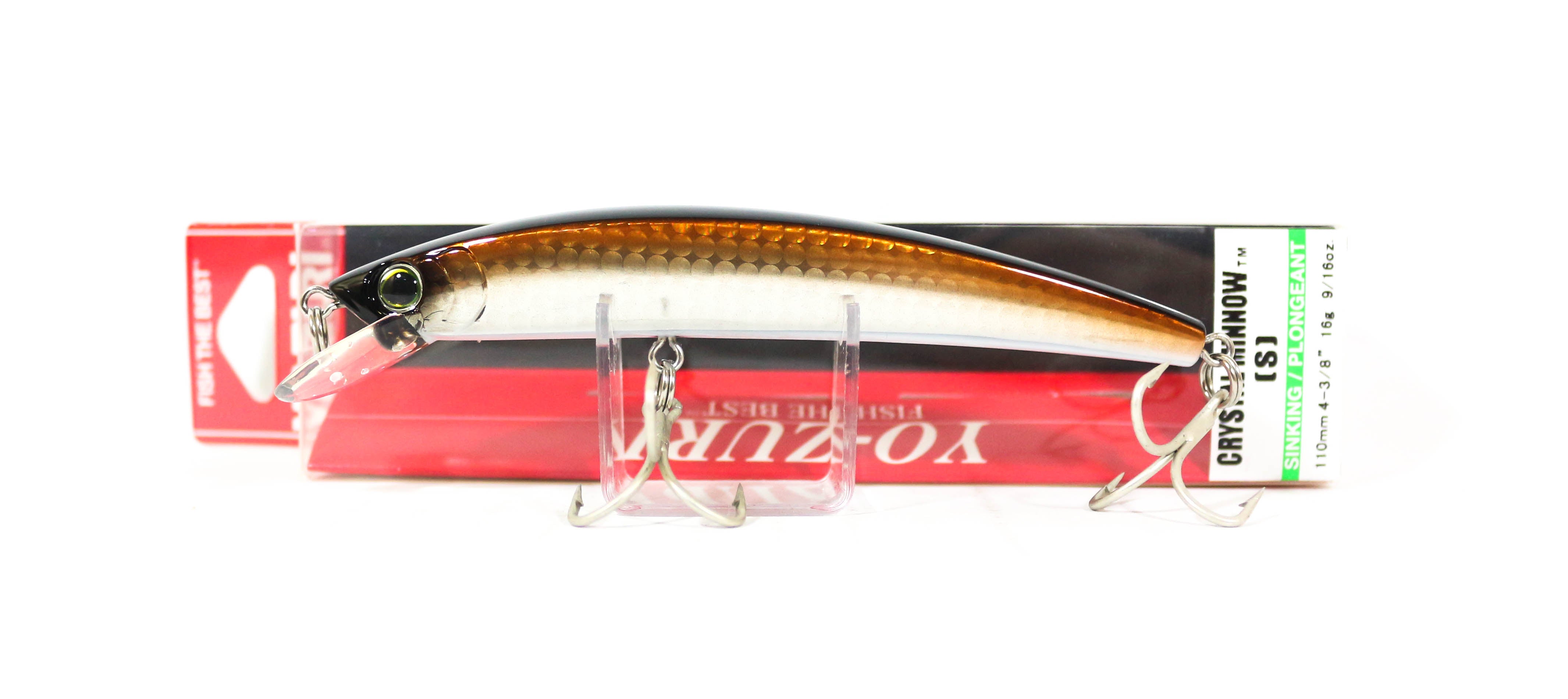 Yo Zuri Crystal Minnow S 110 mm Sinking Lure R1129-HRSN (0544)