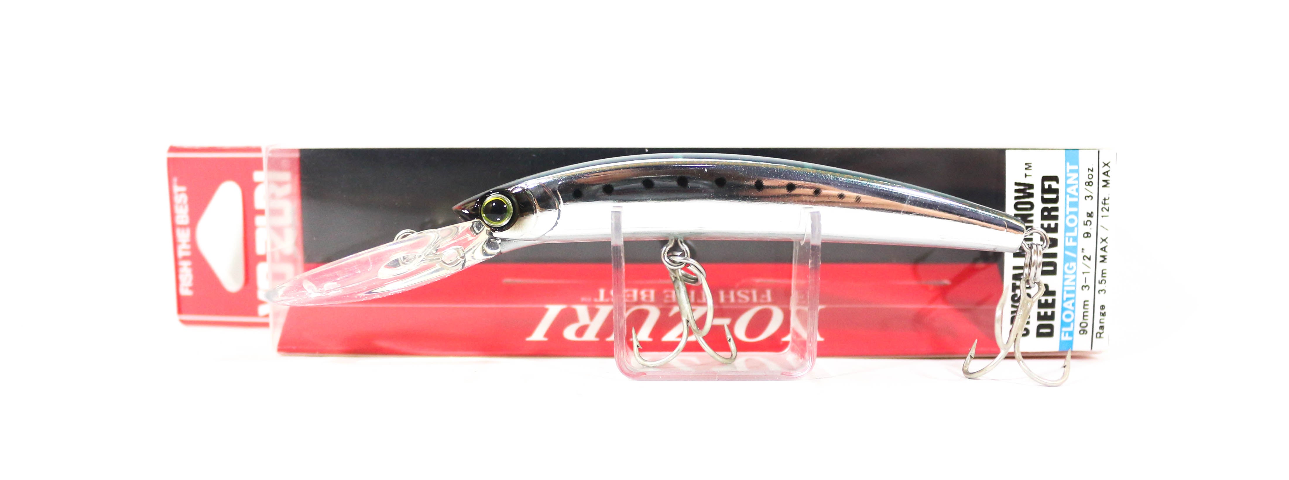 Yo Zuri Crystal Minnow DD 90 mm Floating Lure R1134-HSIW (1039)