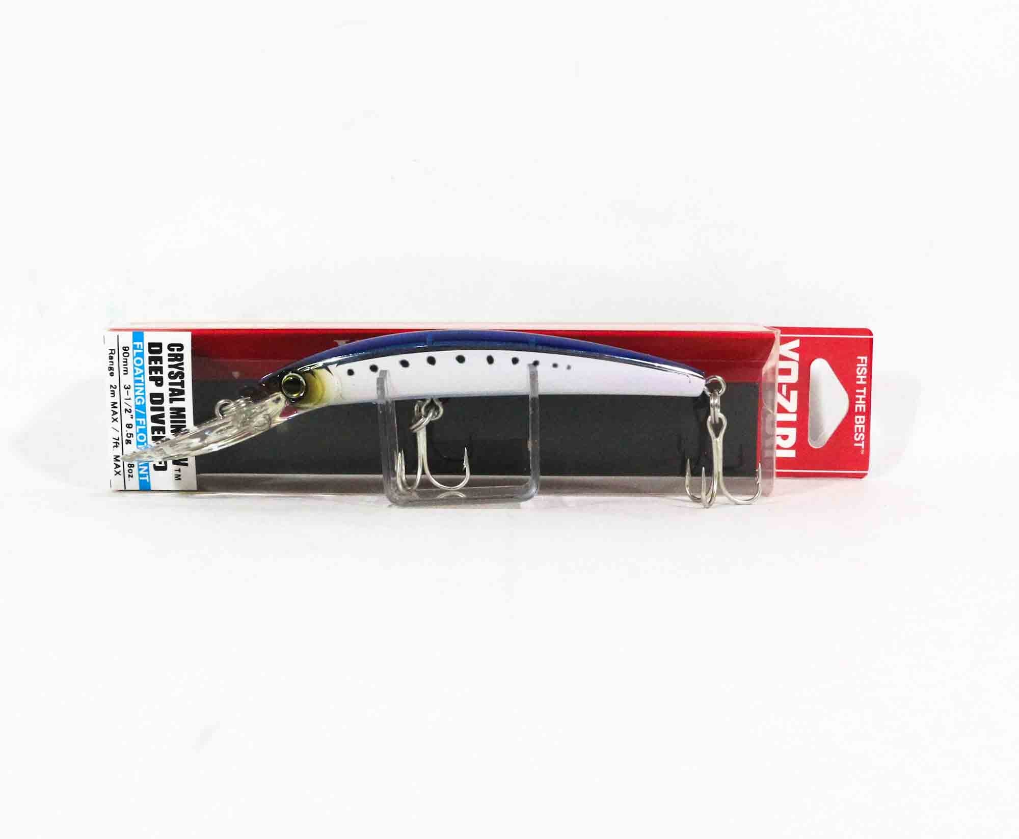 Yo Zuri Crystal Minnow DD 90 mm Floating Lure R1134-HIW (1077)