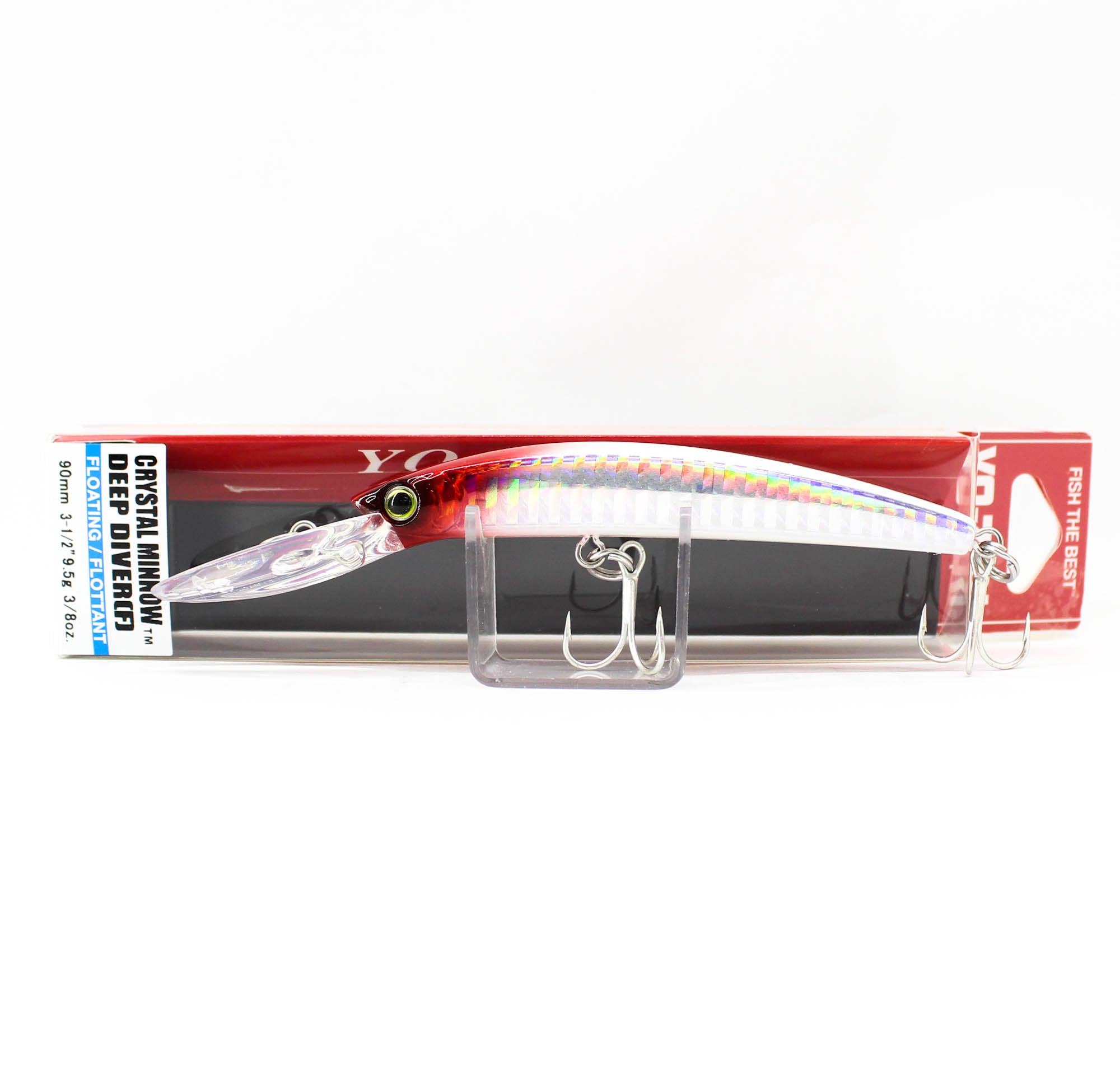 Yo Zuri Crystal Minnow DD 90 mm Floating Lure R1134-HRH (1091)