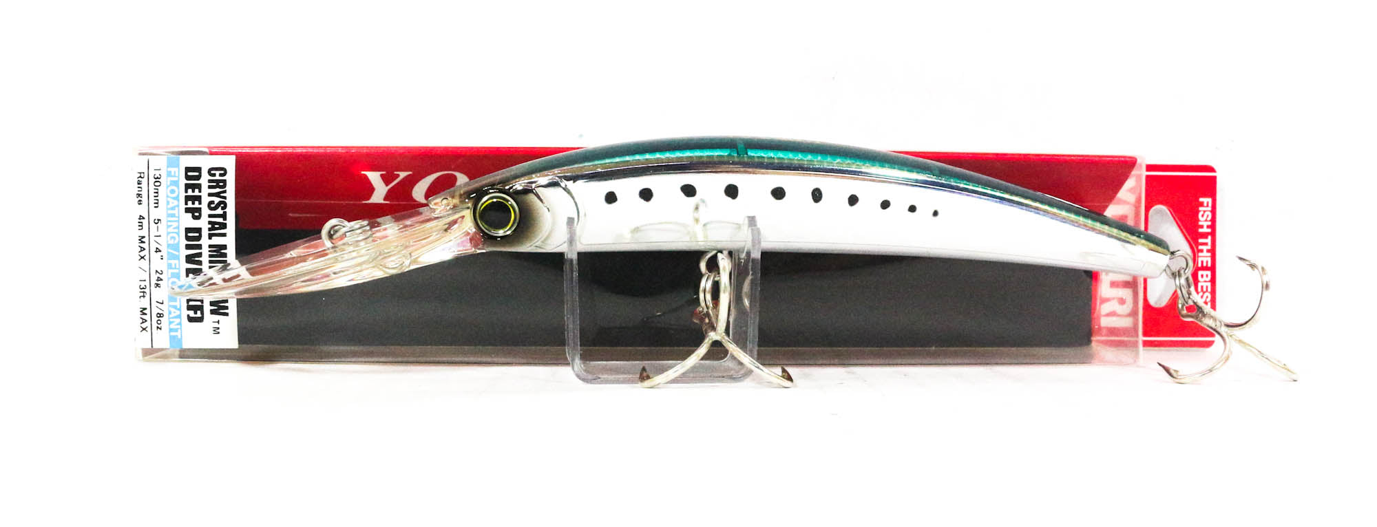 Yo Zuri Crystal Minnow DD 130 mm Floating Lure R1136-HSIW (1275)