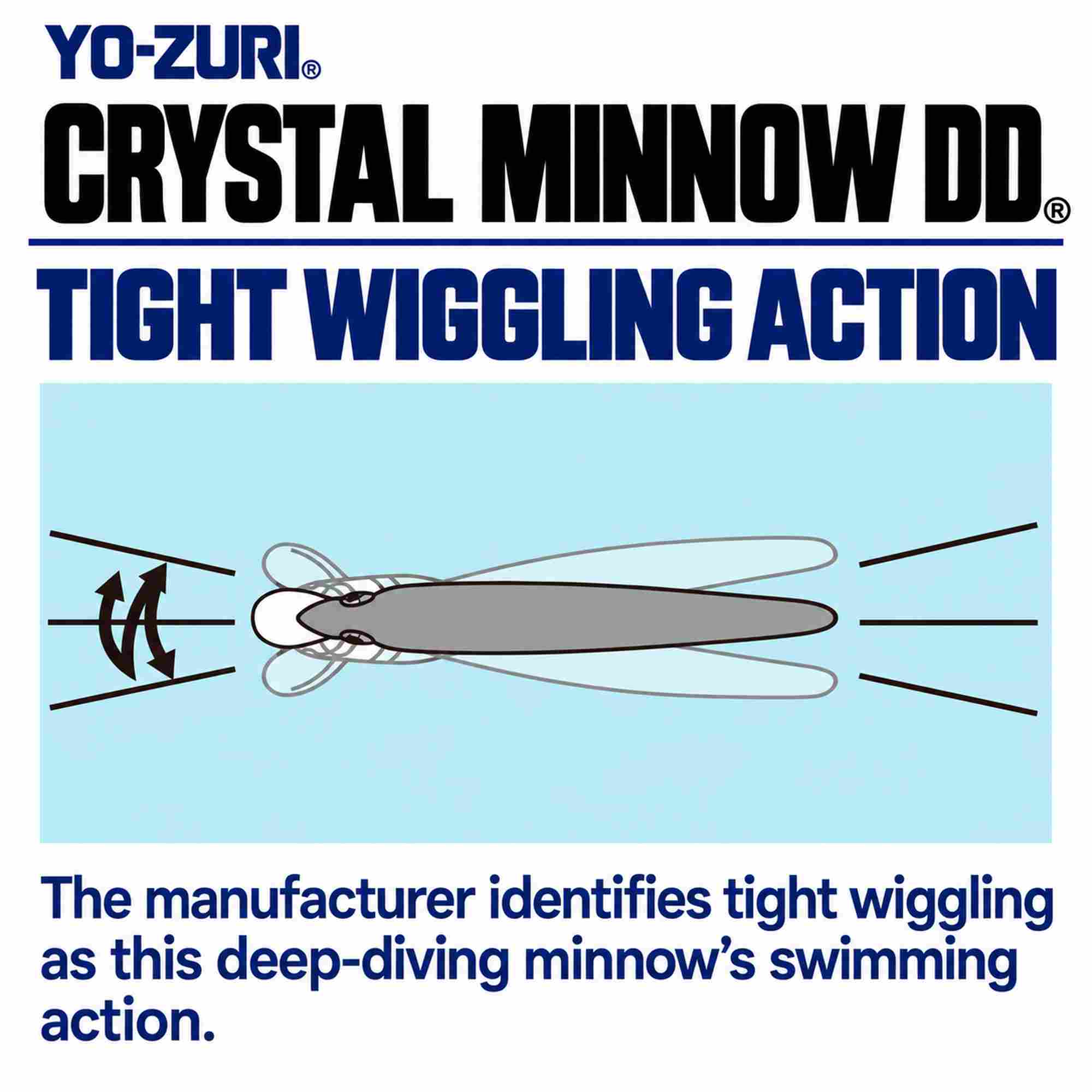 Yo Zuri Crystal Minnow DD 130 mm Floating Lure R1136-HGM (1305)