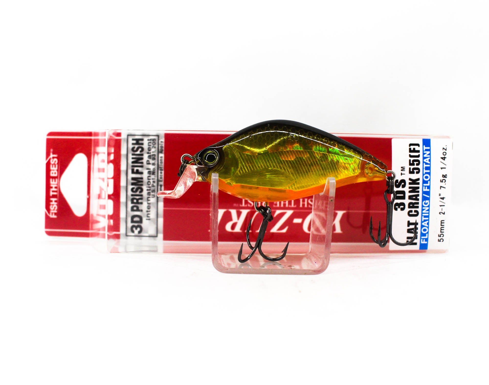 Yo Zuri Duel 3DS Flat Crank 55 mm Floating Lure F1141-HGBL (3880)