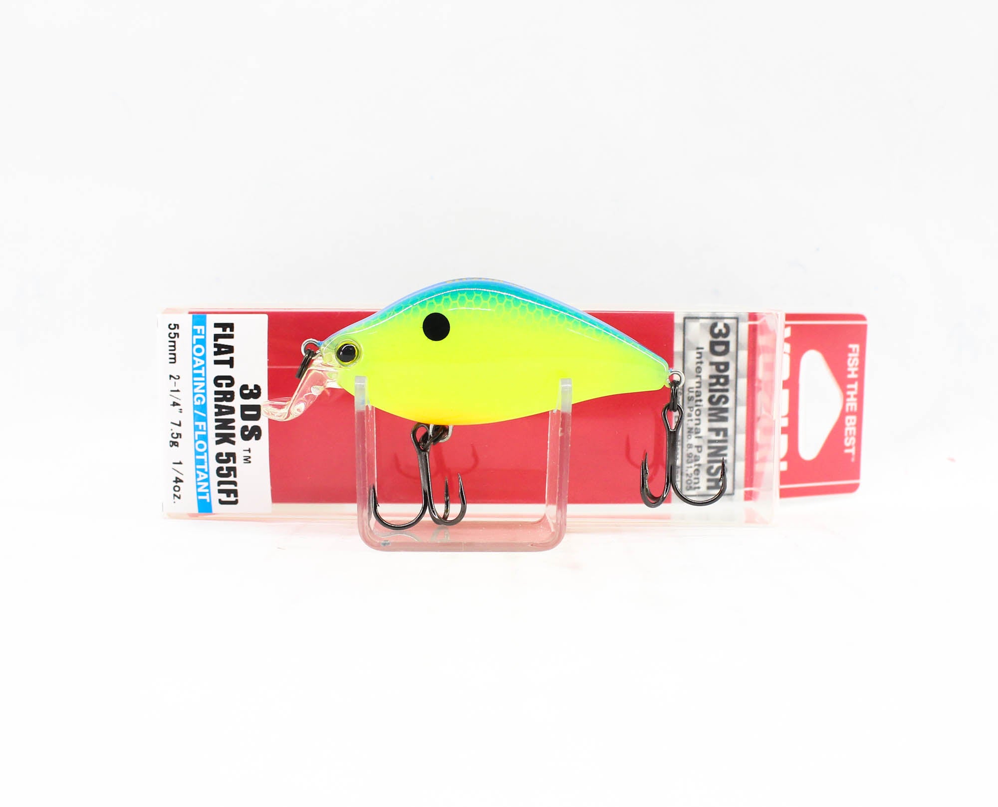 Yo Zuri Duel 3DS Flat Crank 55 mm Floating Lure F1141-BCL (3972)