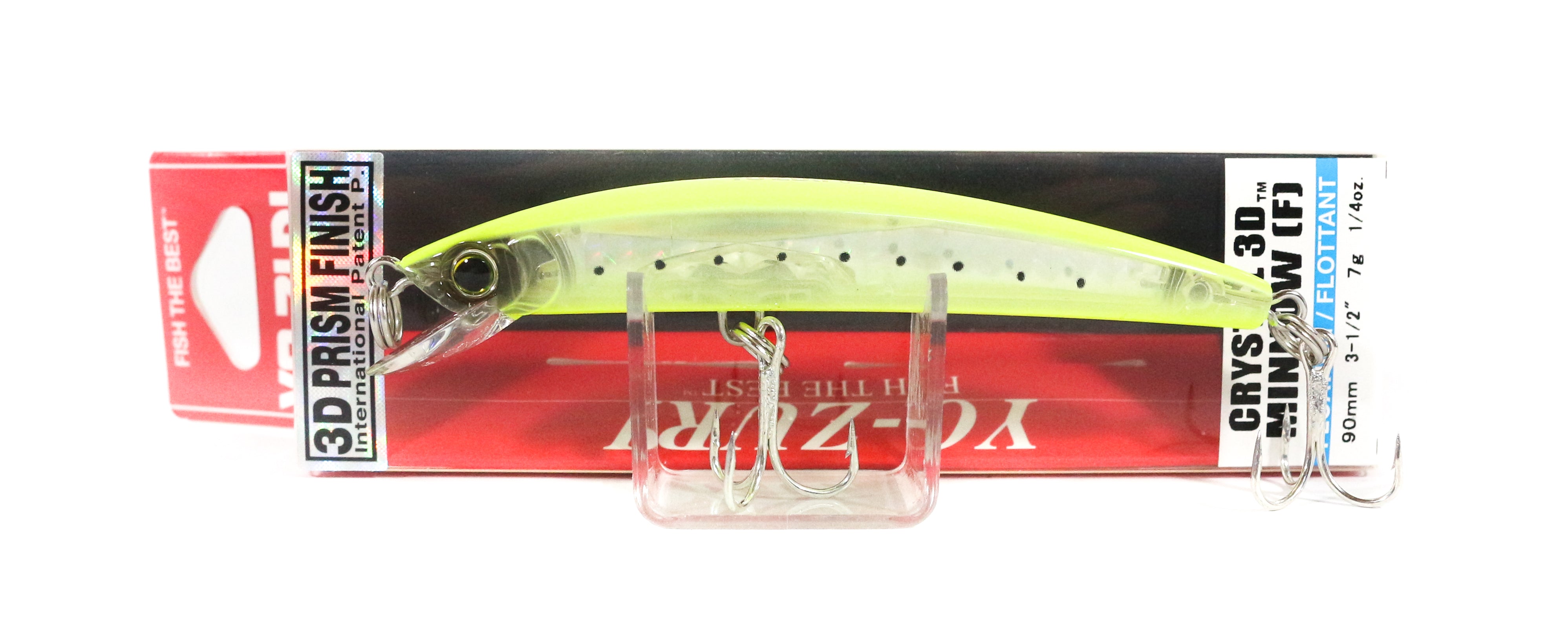 Yo Zuri 3D Crystal Minnow 90 mm Floating Lure F1145-GHCS (5549)
