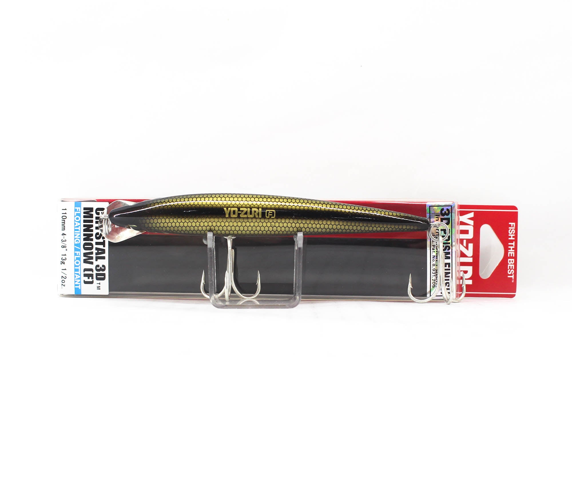 Yo Zuri 3D Crystal Minnow 110 mm Floating Lure F1146-SBR (5761)